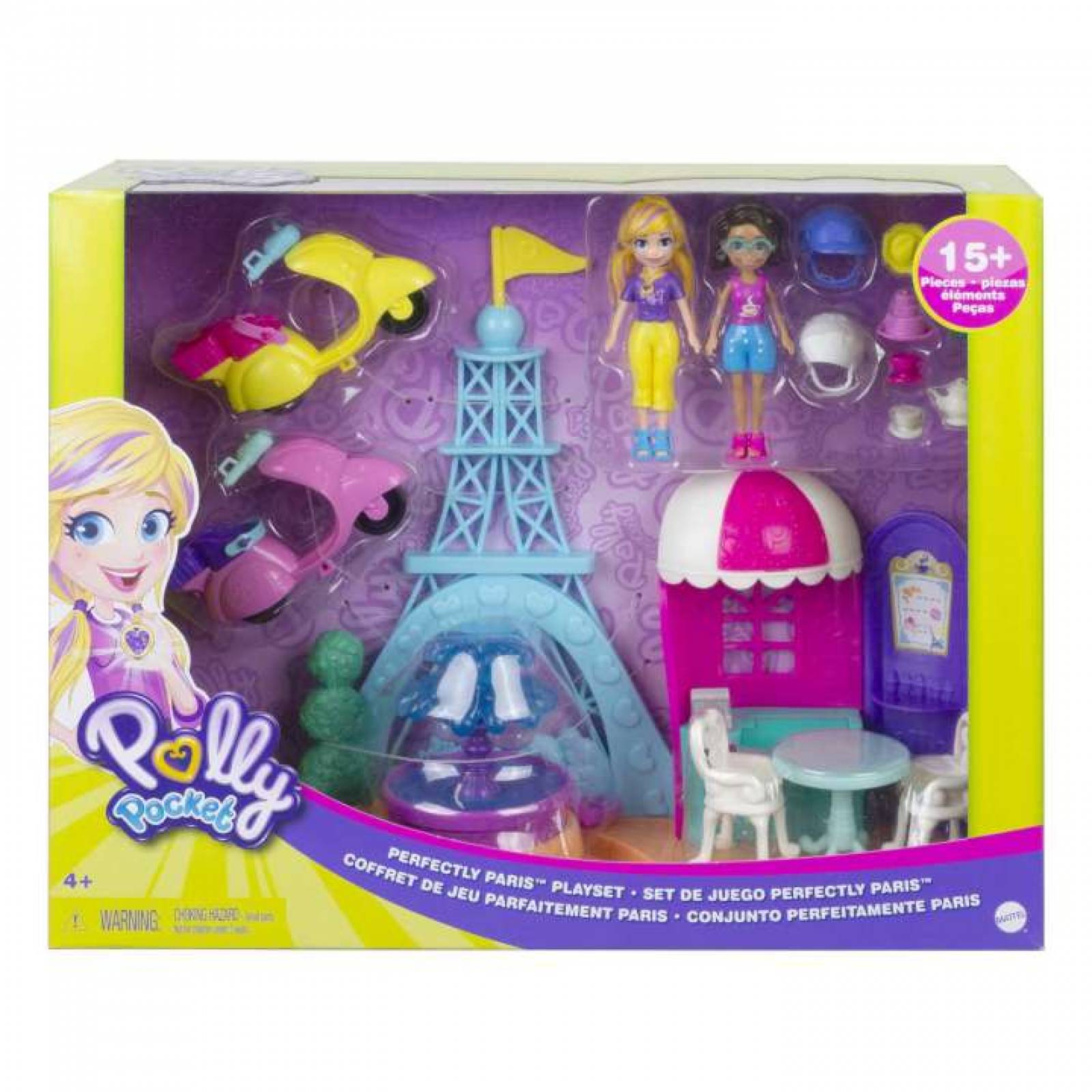 Set De Juego Muñeca Polly Pocket Aventuras En París
