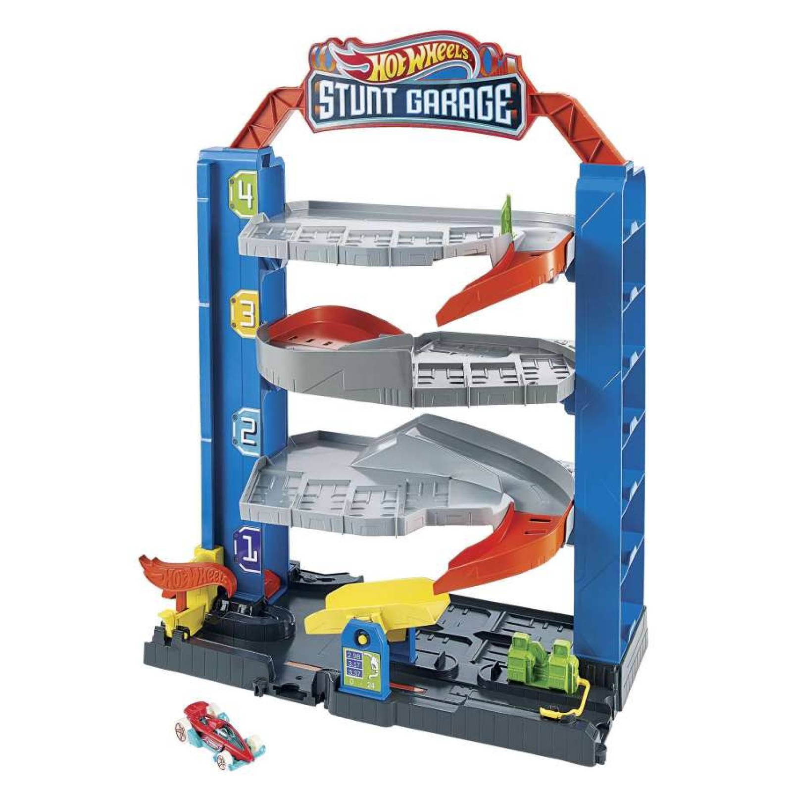 Pista De Juguete Hot Wheels City Garage Extremo GNL70