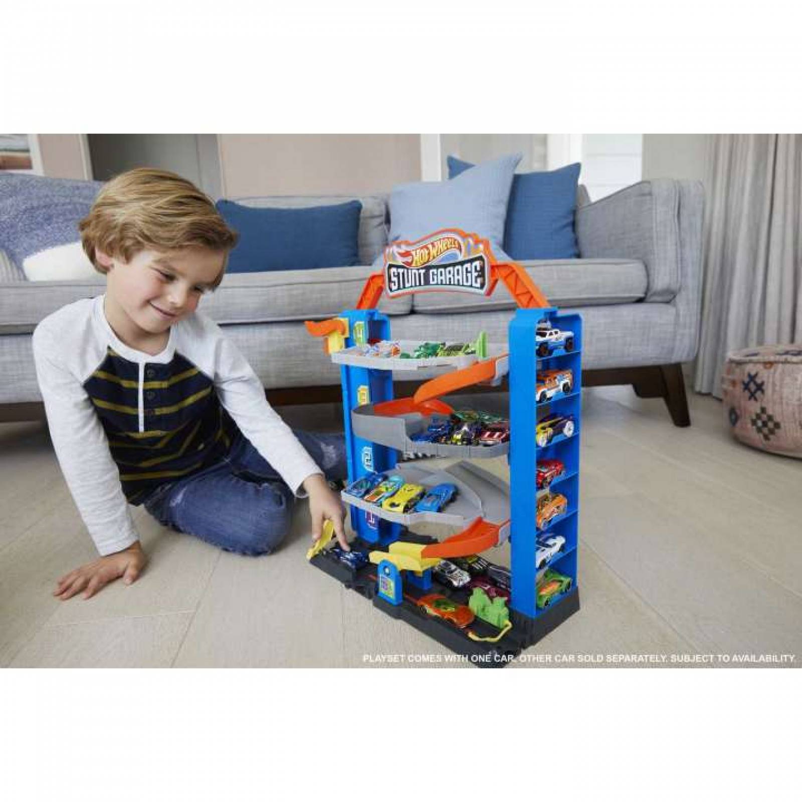 Pista De Juguete Hot Wheels City Garage Extremo GNL70
