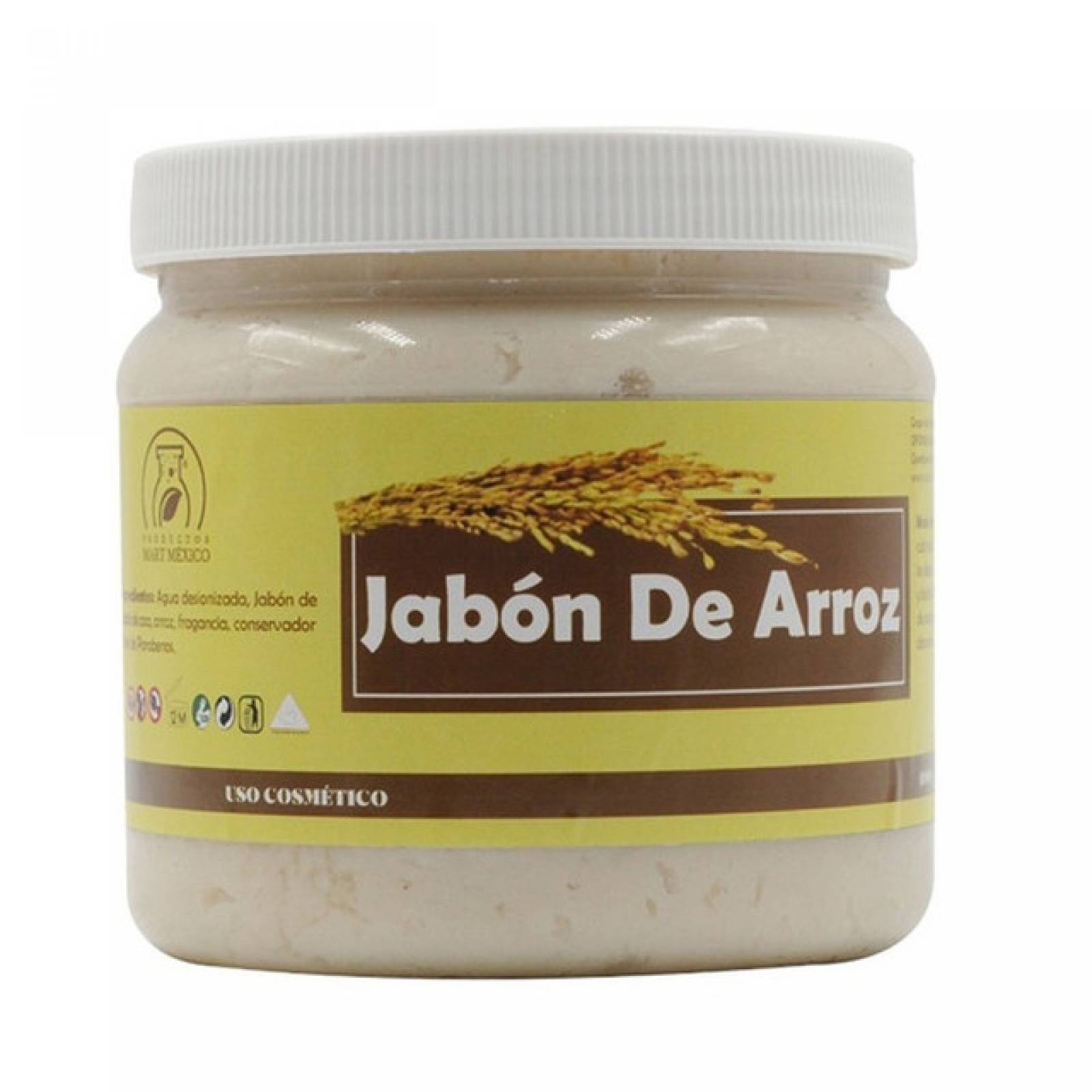 Jabón Exfoliante Aclarante Natural De Arroz 1 Kg