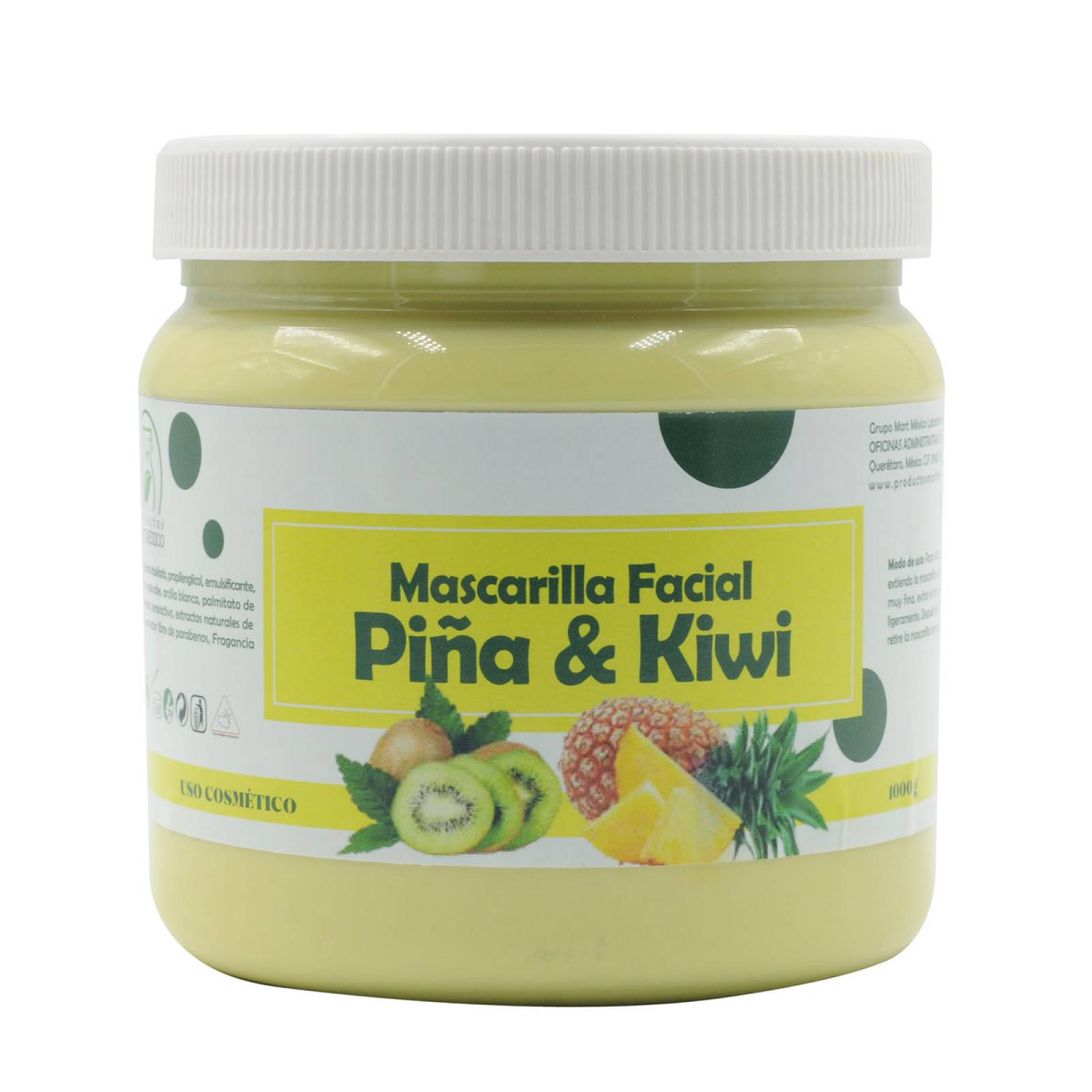 Mascarilla Piña Y Kiwi Reafirmante 1 Kg