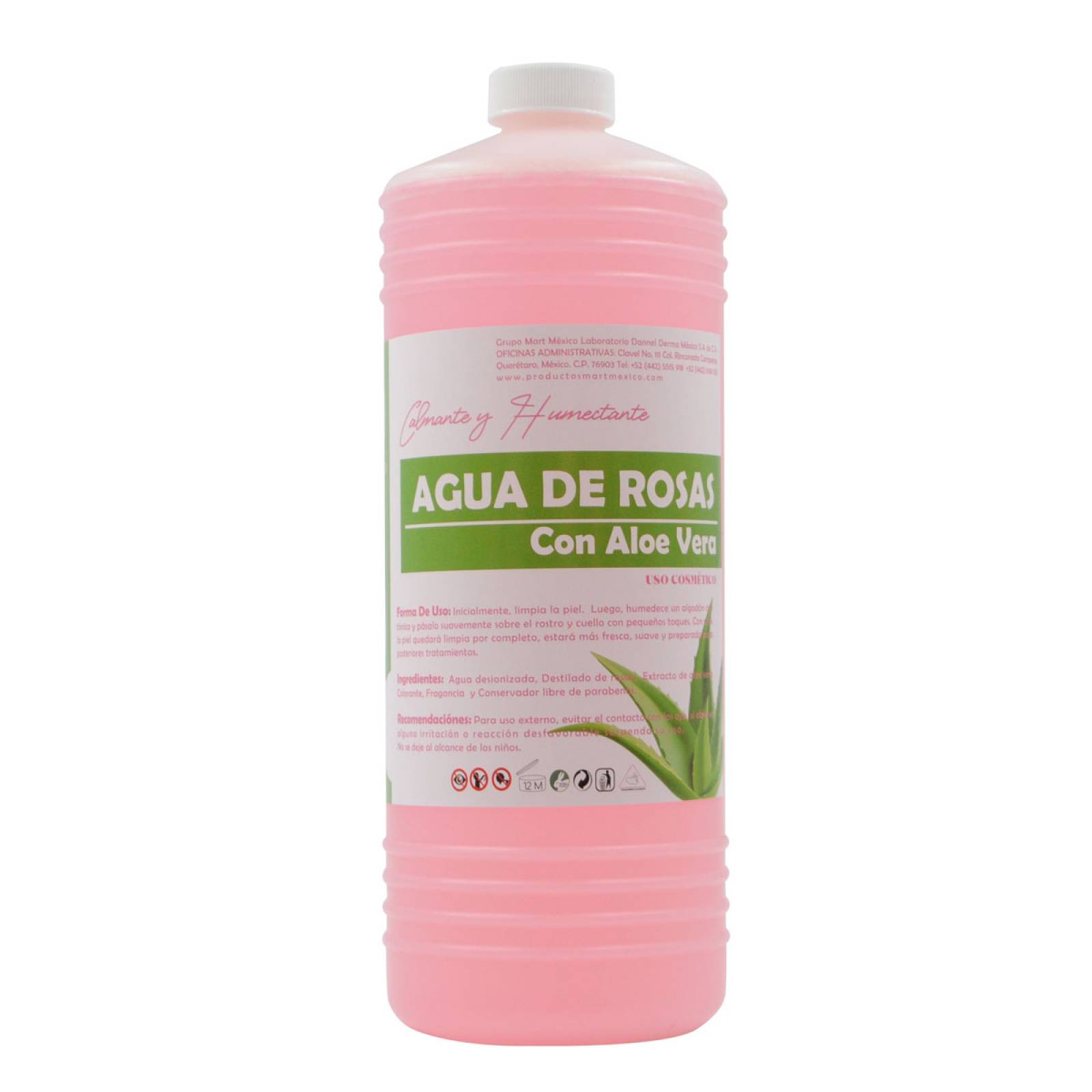 Tónico Facial De Áloe Vera Hidratante Cosmético (1 Litro)