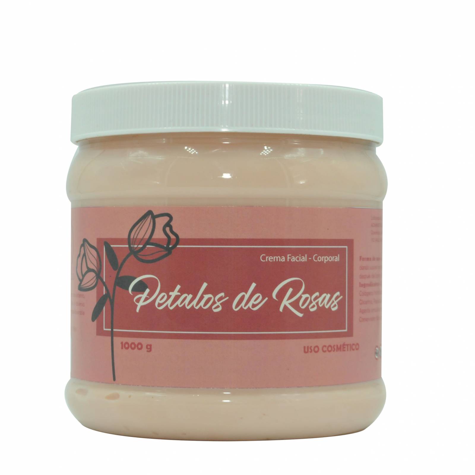 Crema De Pétalos De Rosas Piel Seca (1 kilo)