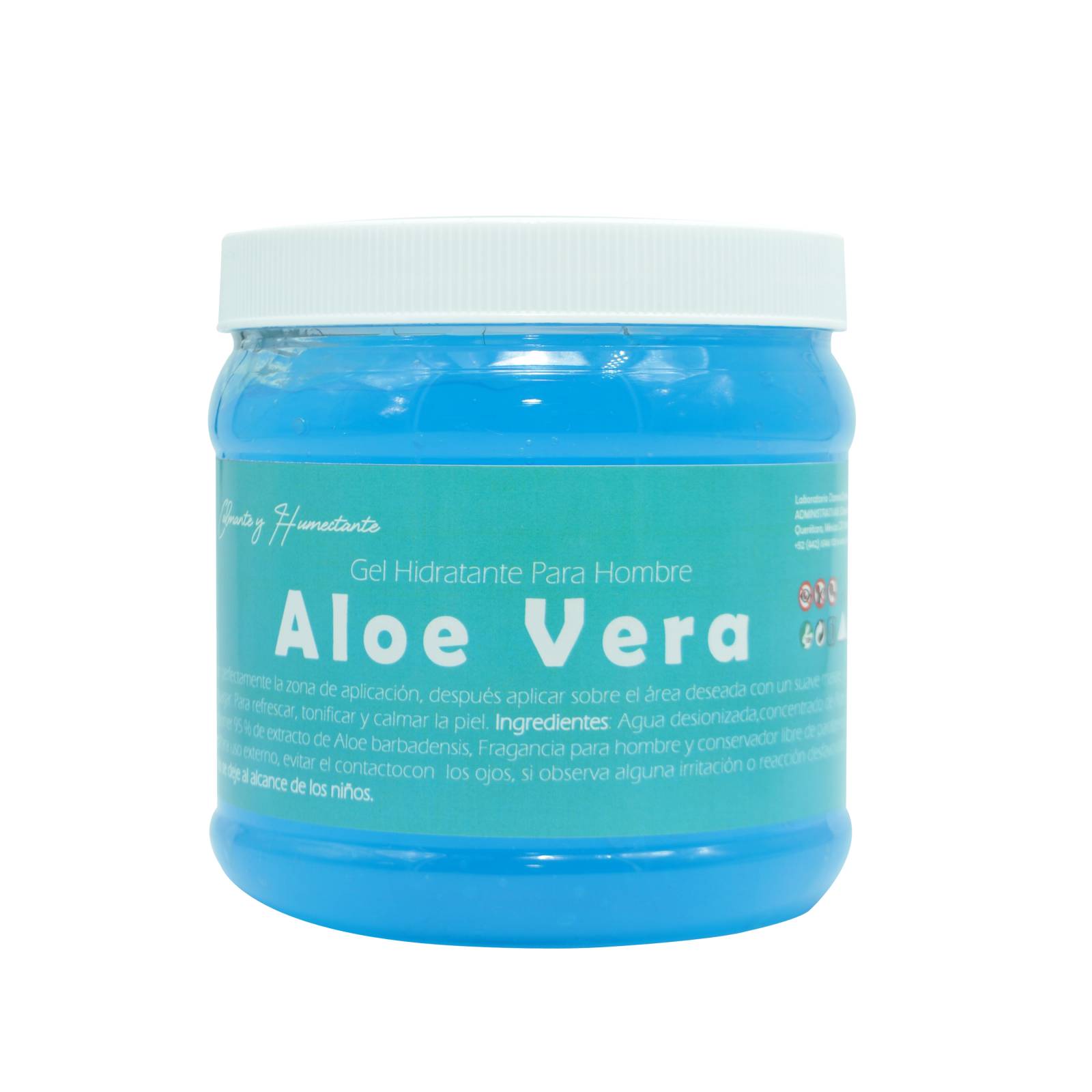 Gel De Aloe Vera Para Hombre Con Fragancia Masculina (1 Kilo)