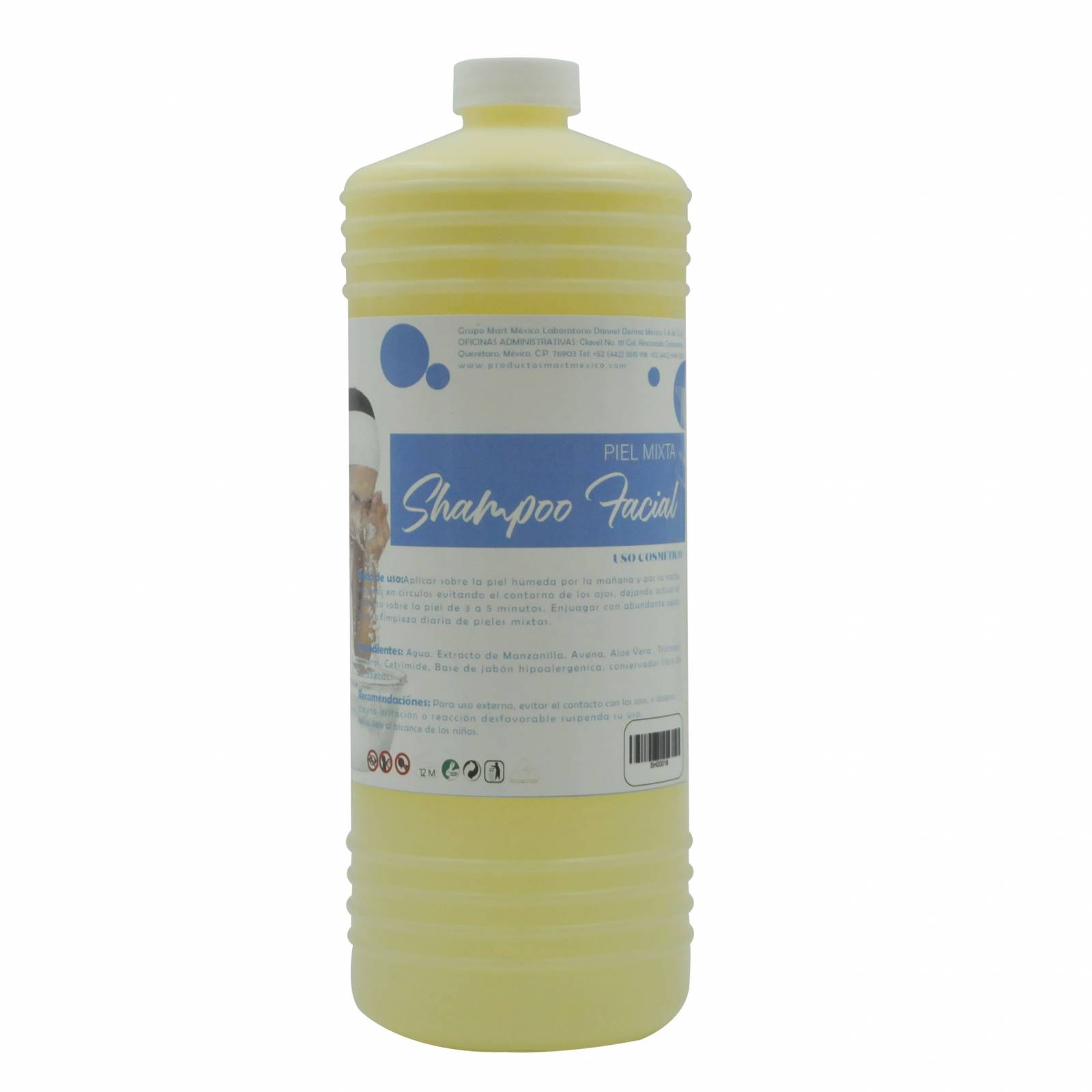 Jabón Liquido Facial Para Piel Mixta (1 Litro)
