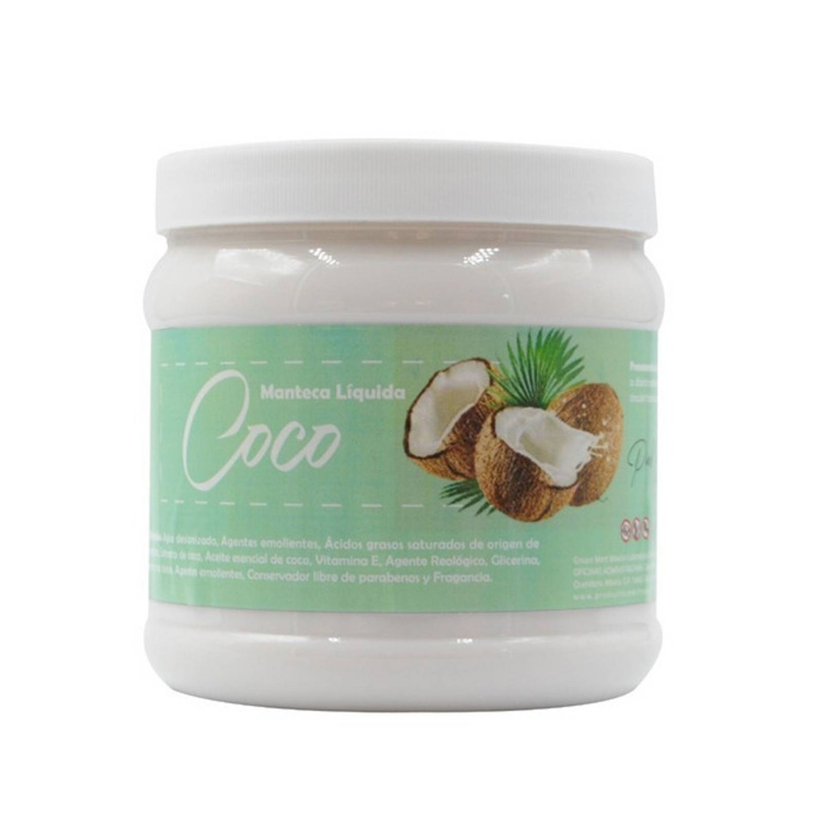 Manteca Liquida De Coco Facial & Corporal (1 Kilo)