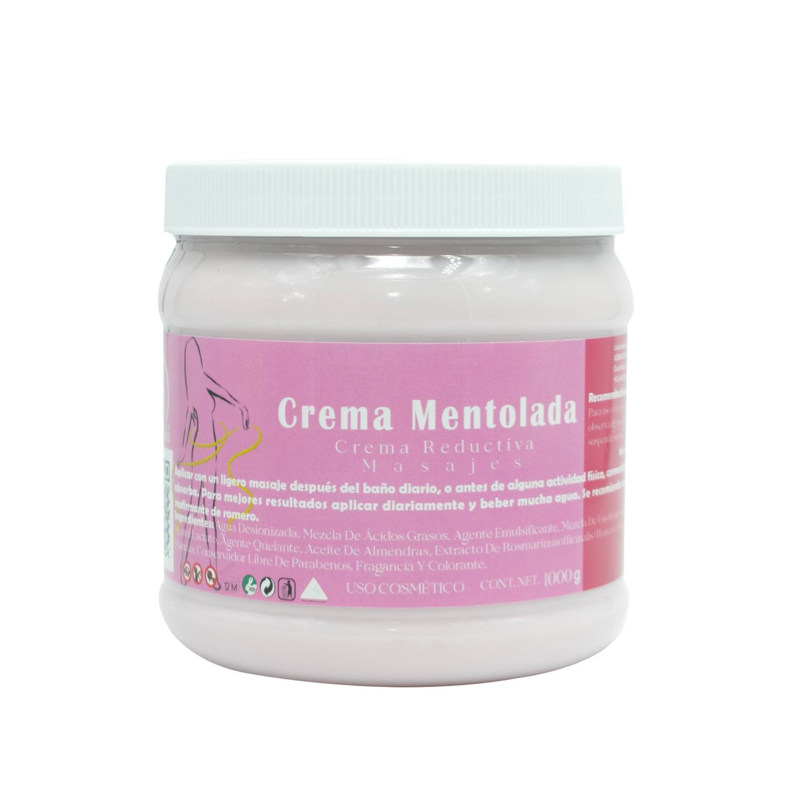 Crema  Mentolada Reductiva Anticelulítica (1 Kilo)