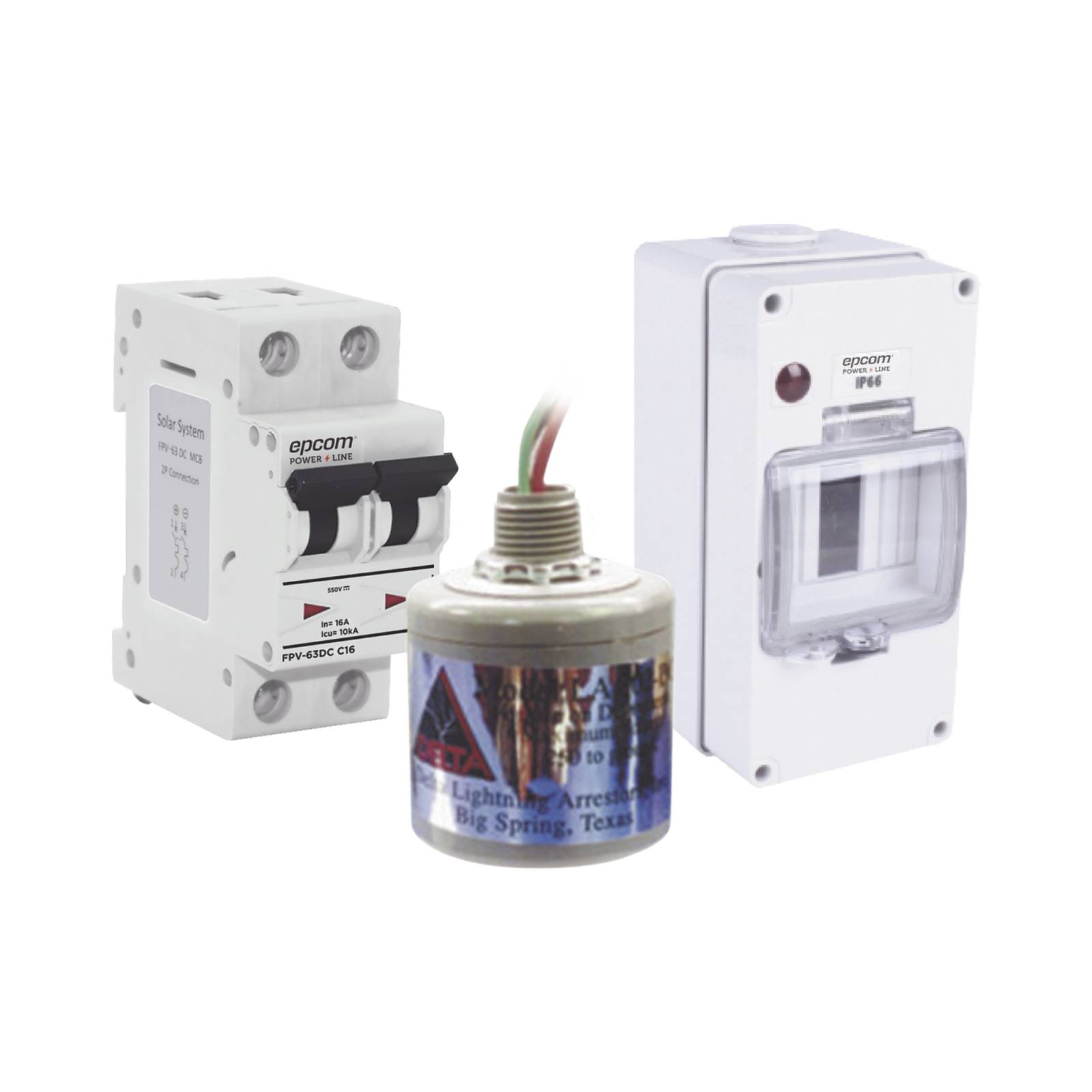 Kit De Centro Carga Corriente Directa, 800 Vcd De 16 A