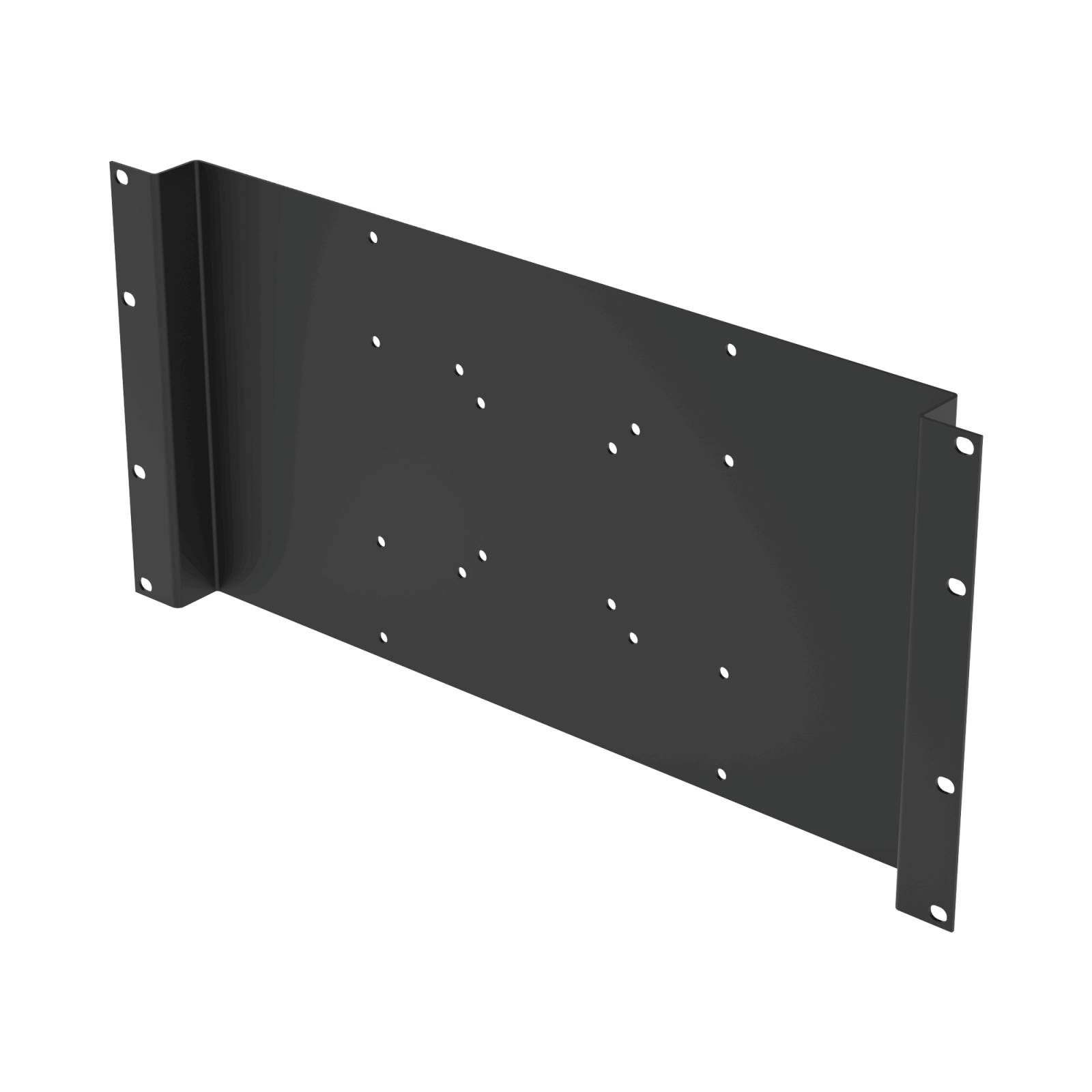 Montaje para Monitor VESA 75x75 hasta 200x200. Compatible con rack 19 5U.