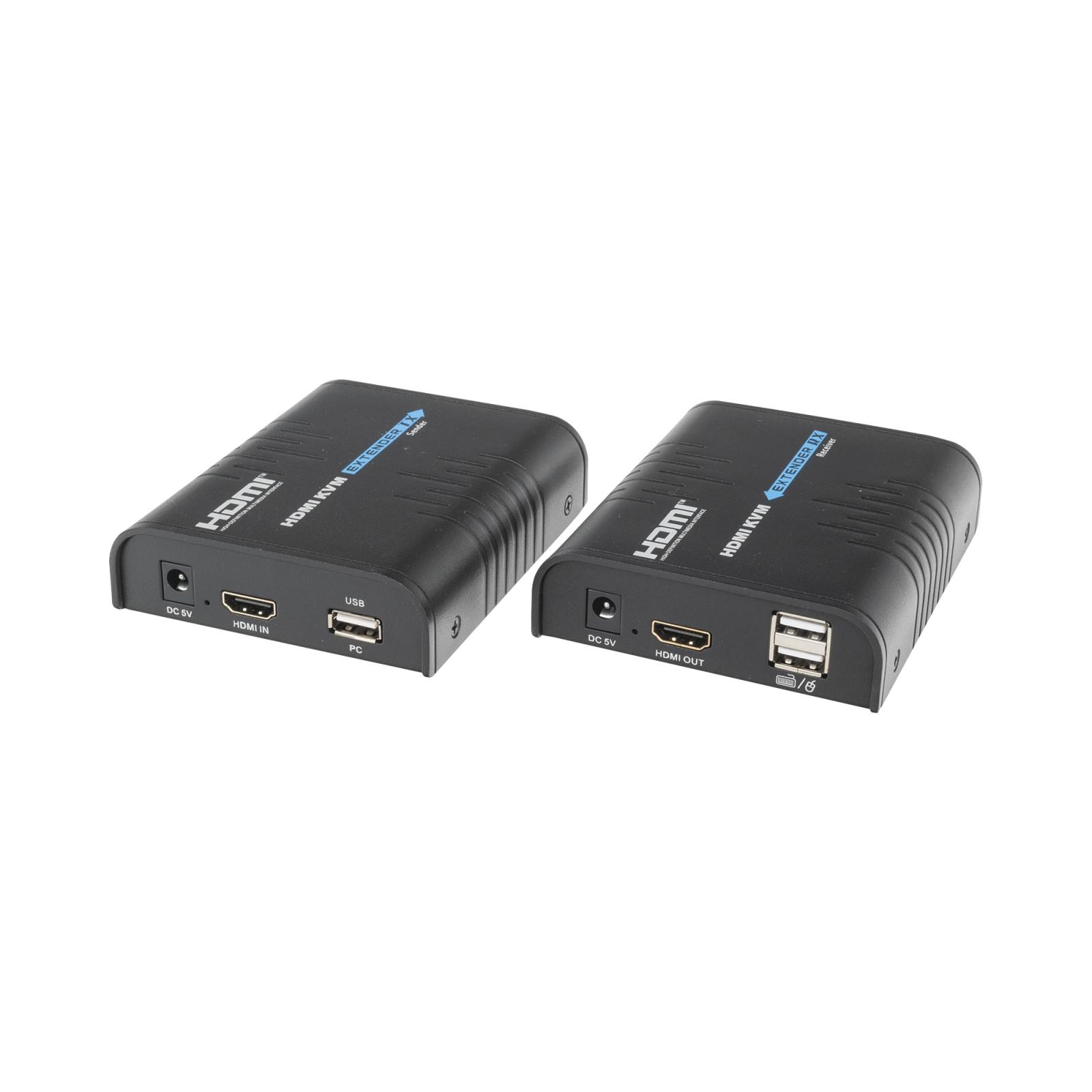 Kit extensor KVM ( Teclado, video, Mouse ) HDMI 1080P @ 60 Hz, 120 metros con cable CAT5e/6
