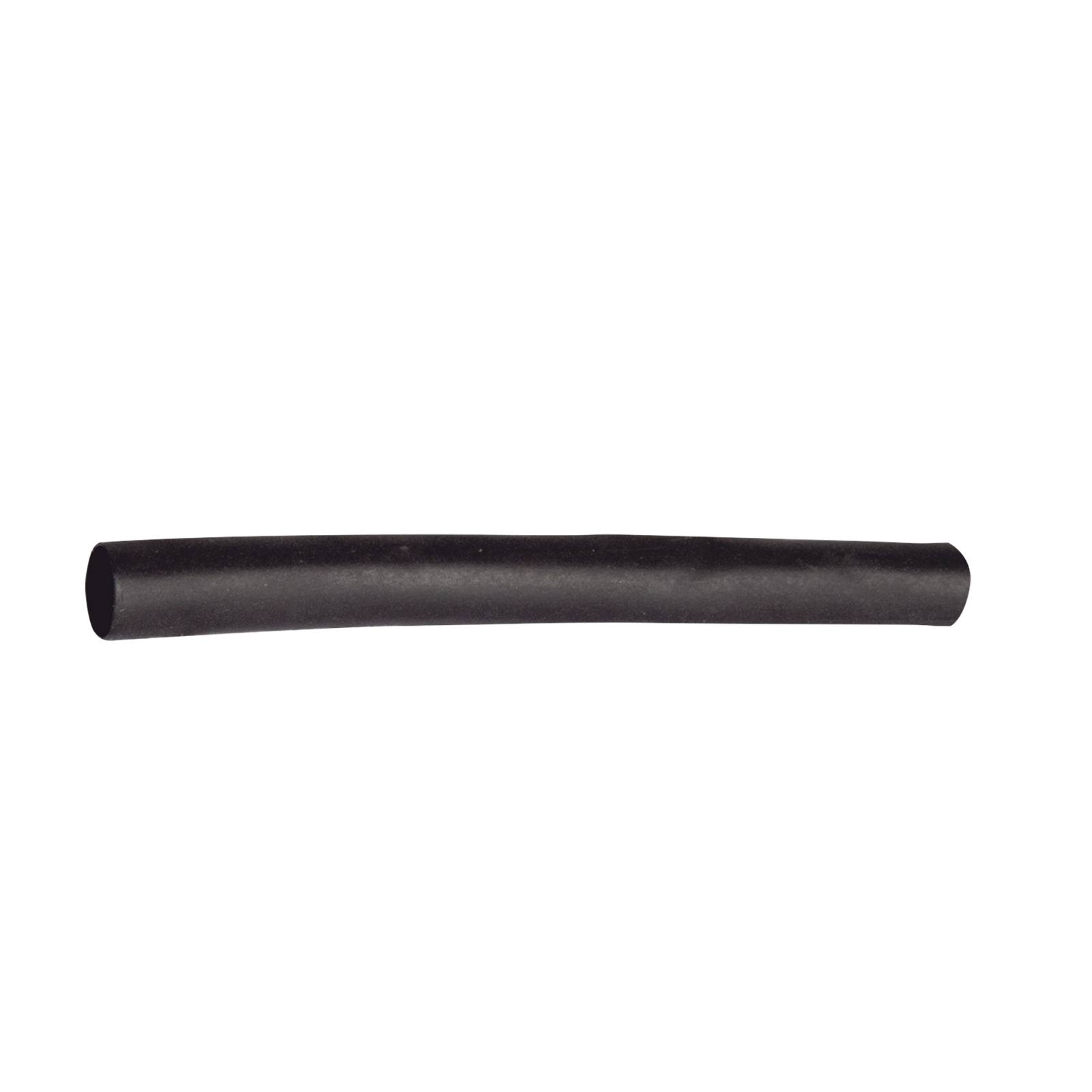 Tubo Termoencogible (Termofit) Negro de 1.2 m, 1/4 de Diámetro, Reduce de 2:1, Poliolefina.