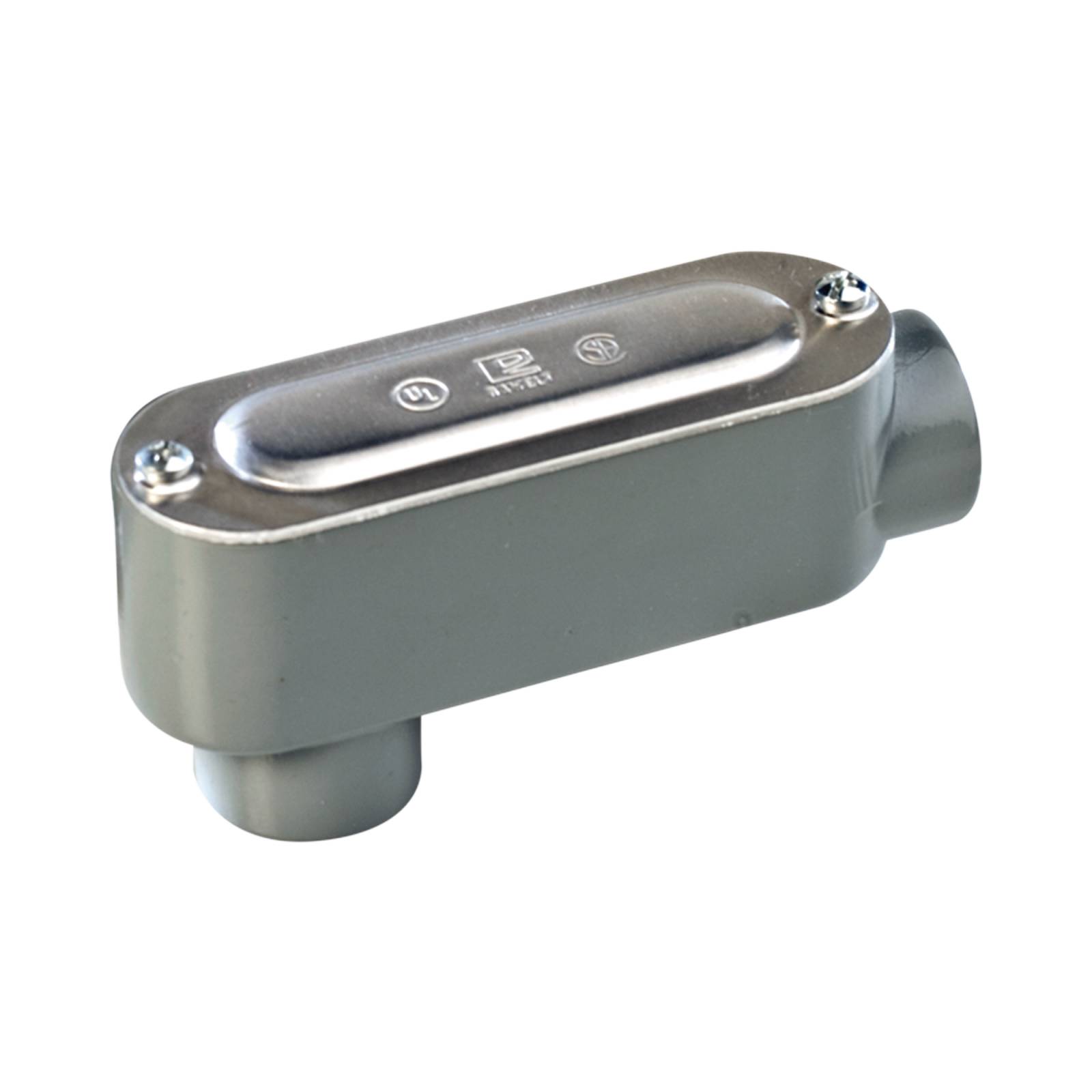 Caja Condulet tipo LB de 3/4 (19.05 mm) Incluye tapa y tornillos.