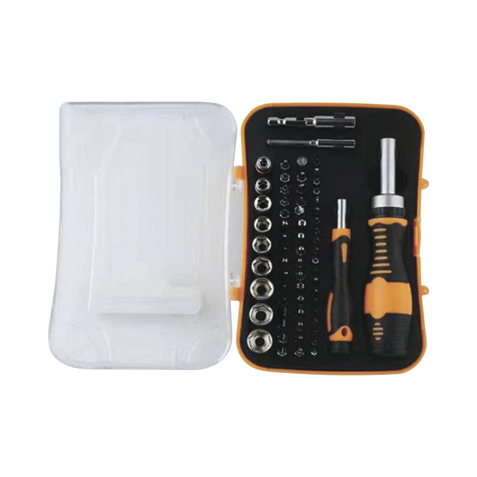 Juego de 65 Piezas. Desarmador Magnético con Puntas Intercambiables.