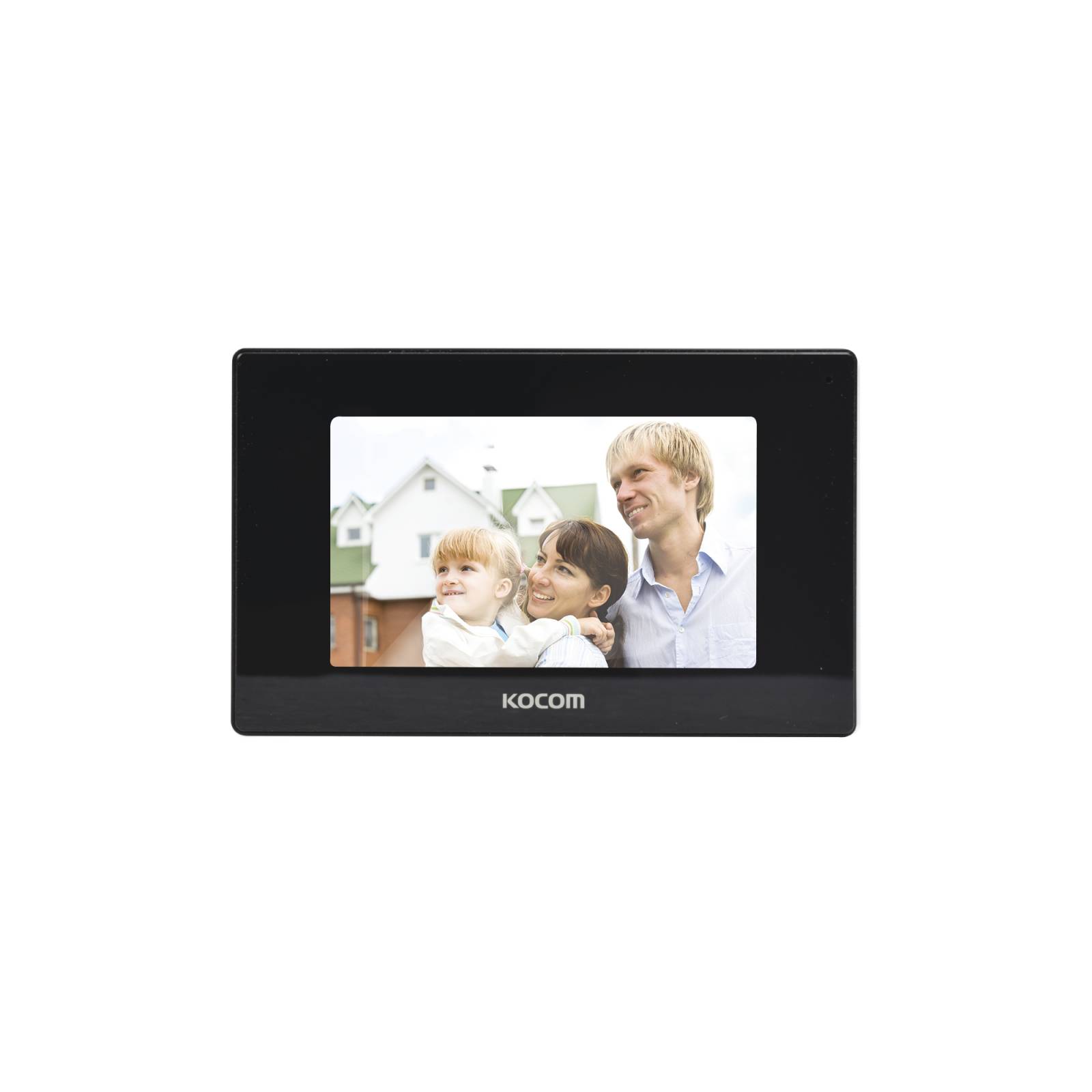 Monitor 7 color negro, alta definición (HD), con entrada para microSD para grabacion