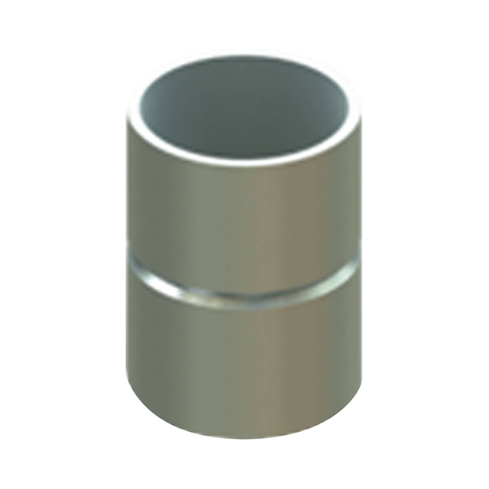 Cople 1 (25mm) sin tornillo pared delgada galvanizado etiqueta verde