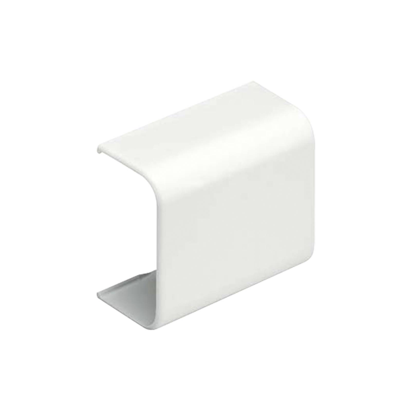 Unión recta, para uso con canaleta LD3, material ABS, Color Blanco Mate