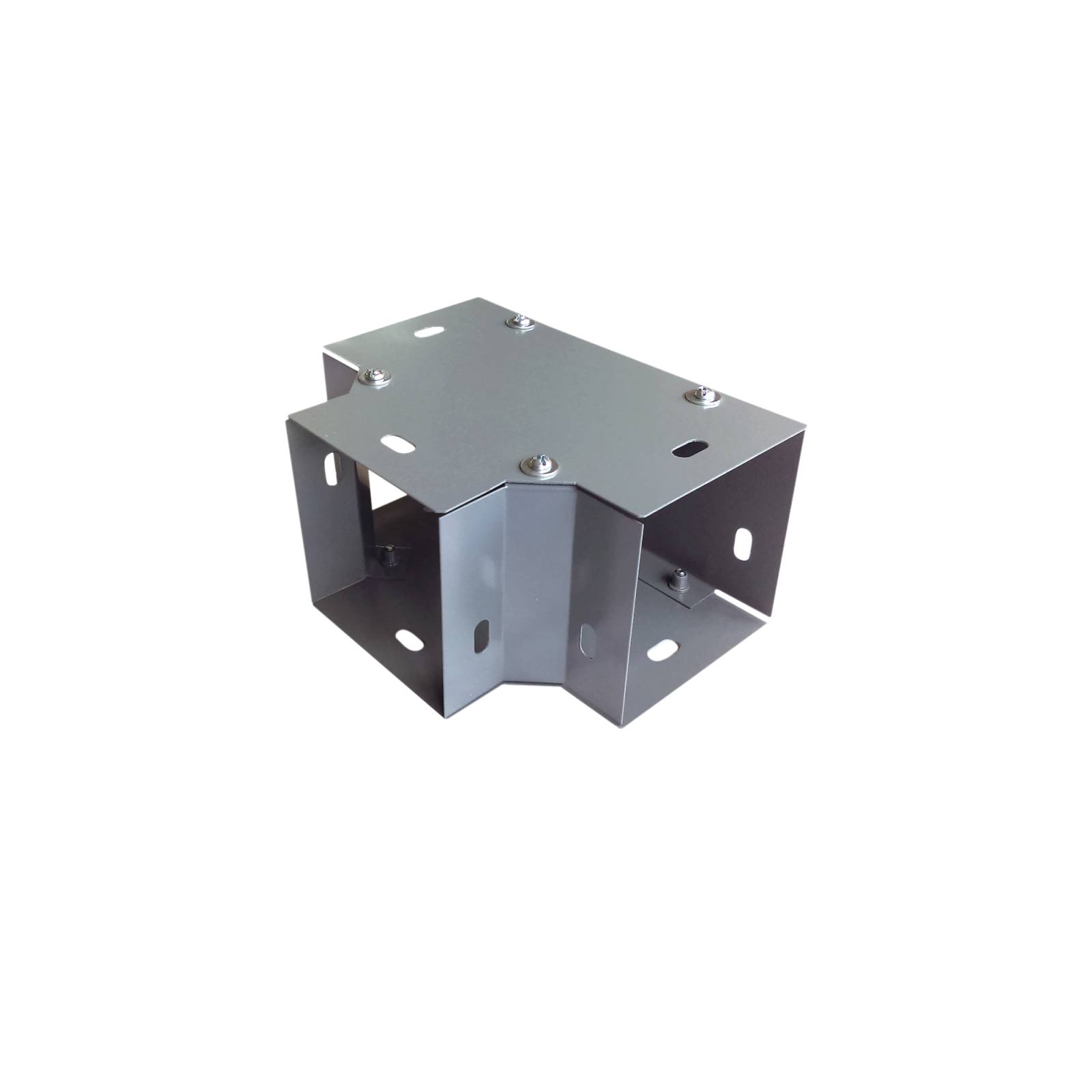 Derivación T horizontal 100 x 100 mm, fabricado en lámina de acero al carbón