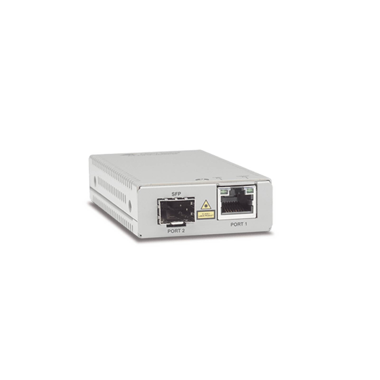 Convertidor de medios gigabit ethernet a fibra óptica con puerto SFP (la distancia y tipo de fibra óptica depende del transceptor), con fuente de alimentación multi-región