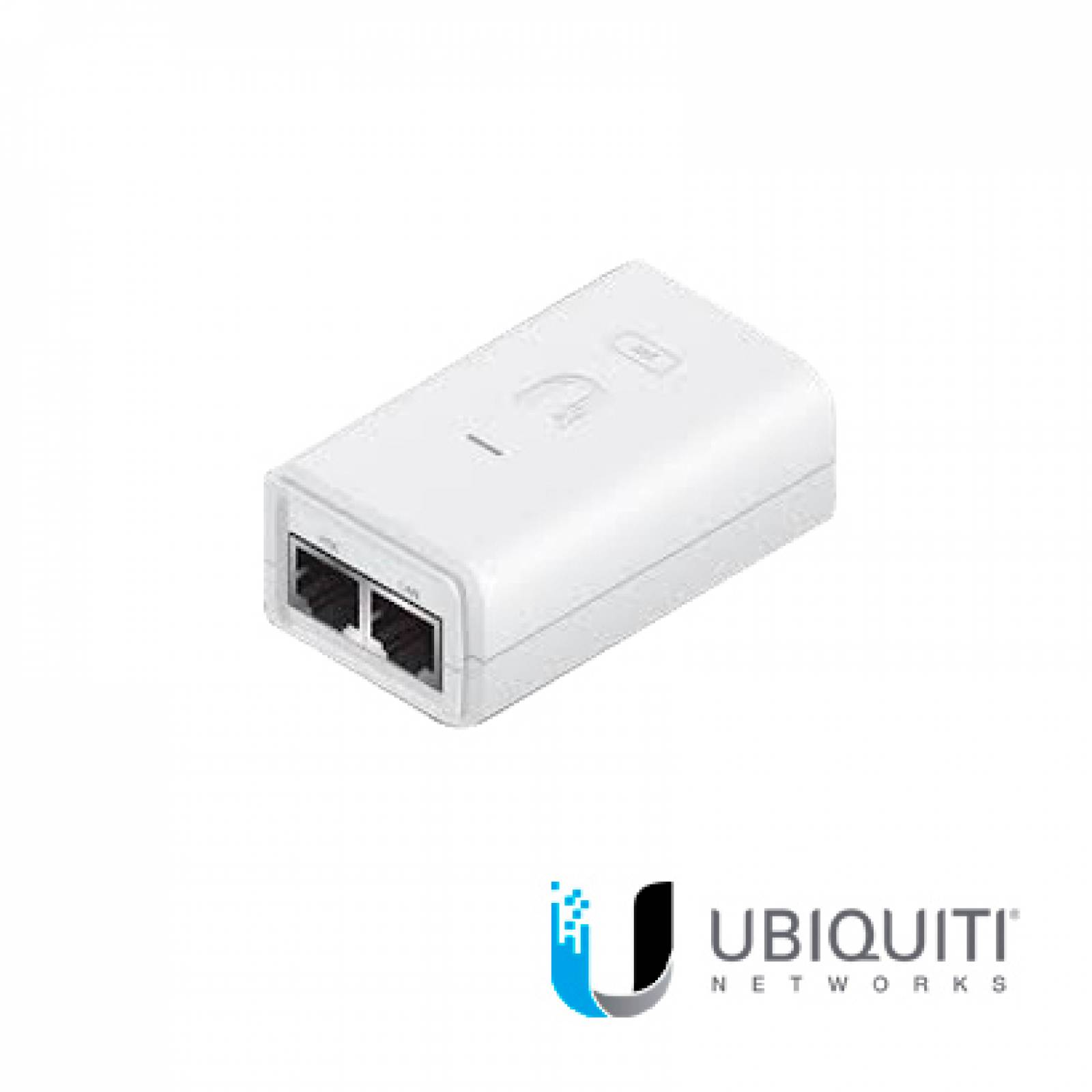 Inyector Poe Ubiquiti Poe-24-7w -g-wh 2 Puertos Rj45 10 100