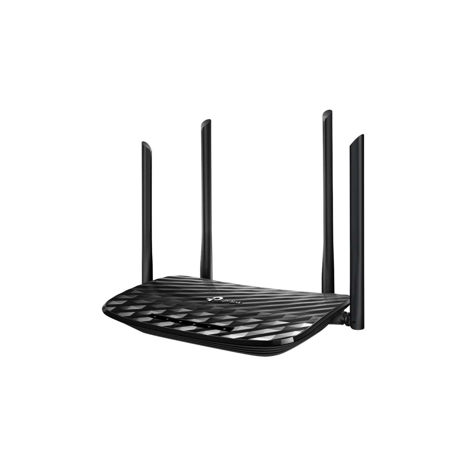 Router inalámbrico AC 1200 doble banda 1 puerto WAN 10/100/1000 Mbps Y  4 puertos LAN 10/100/1000 Mbps