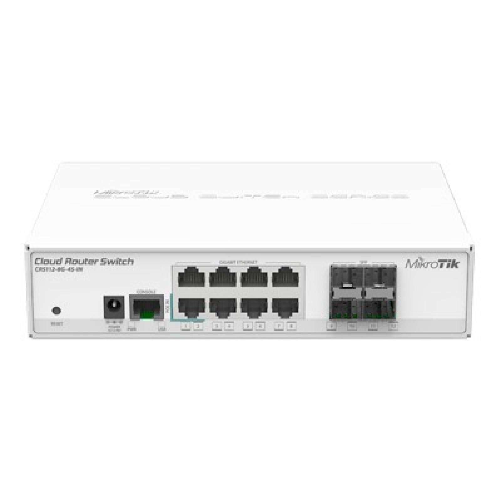 Cloud Switch Router 8 Puertos Gigabit Ethernet Y 4 Puertos Sfp Throughput 975 Kpps 7465