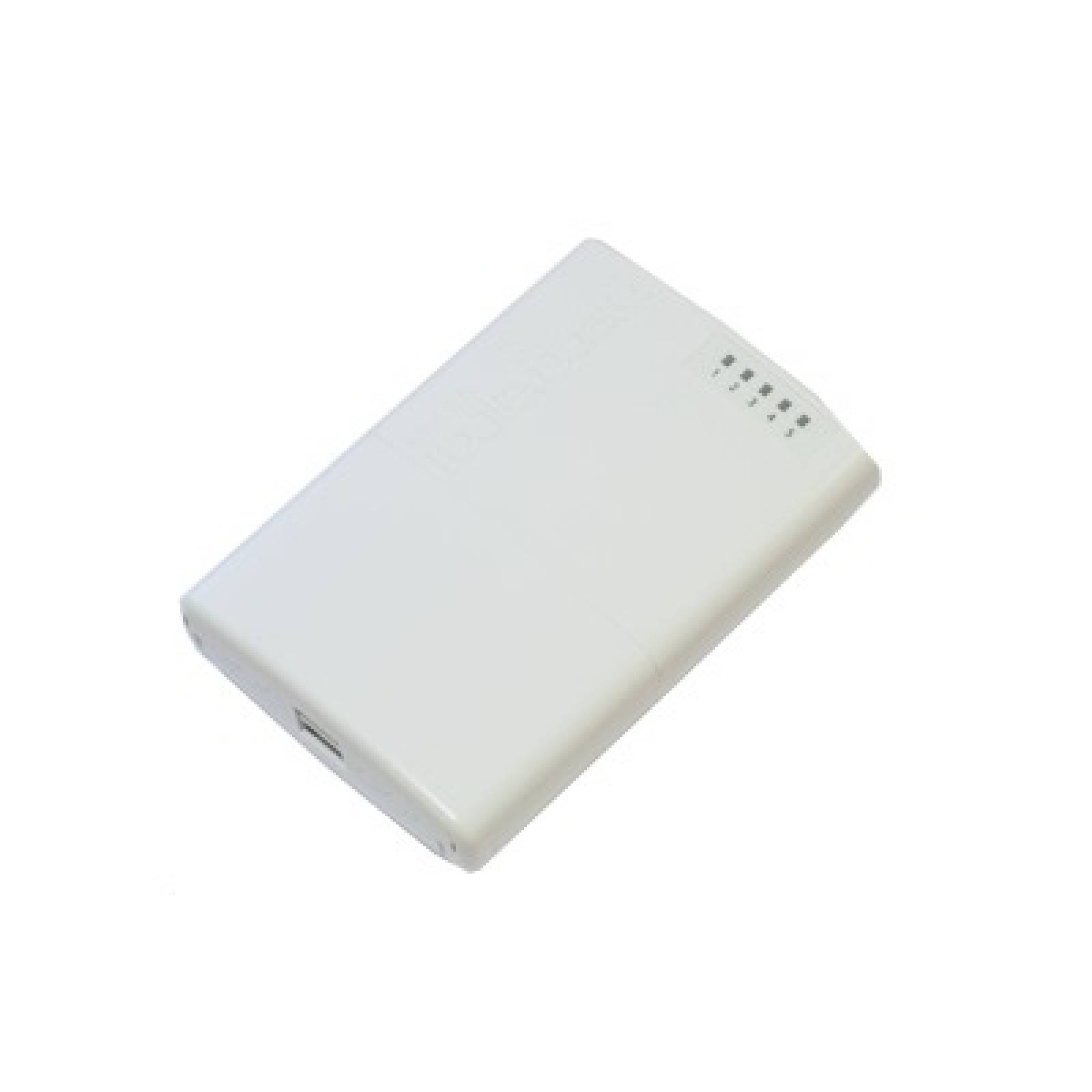 Poe Box For Router (PowerBox) RouterBoard, 5 Puertos Fast Ethernet con PoE Pasivo, para ...