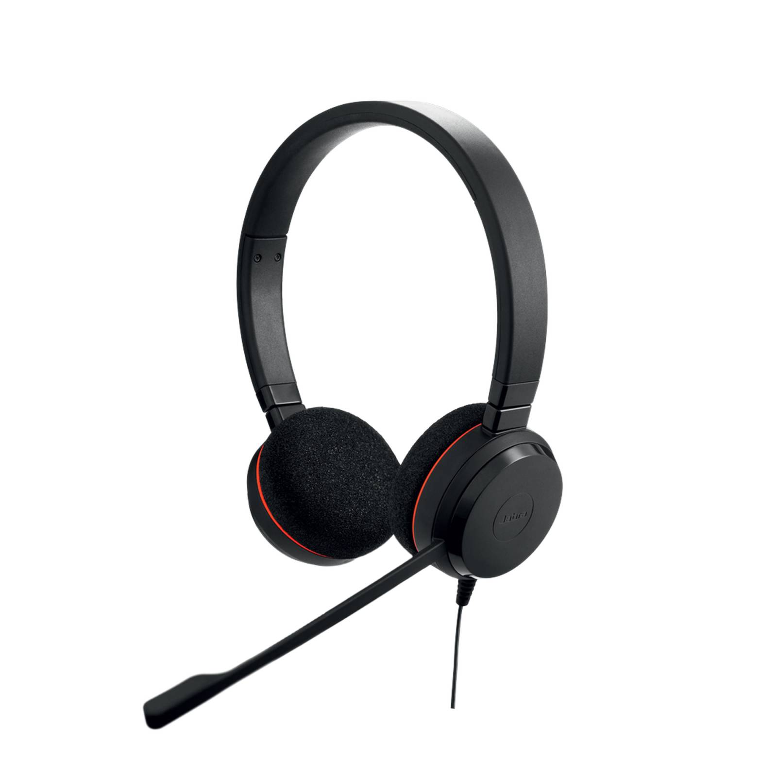 Jabra Evolve 20 Duo con conexión USB, micrófono con cancelación de ruido de última generación, configuración Plug and Play, Certificación Microsoft Teams (4993-823-109)