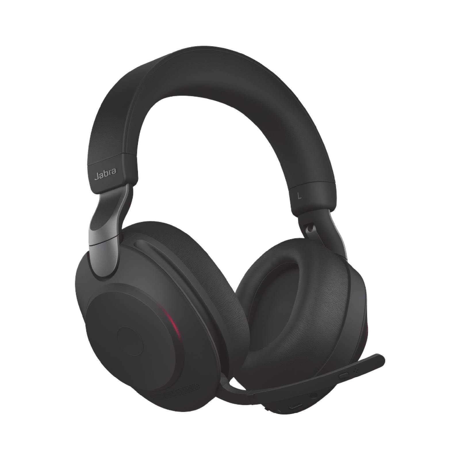 Jabra Evolve2 85, Auricular stereo versión UC con cancelación de ruido activa, dongle USB-A indicador de ocupado (Busylight)(28599-989-999)