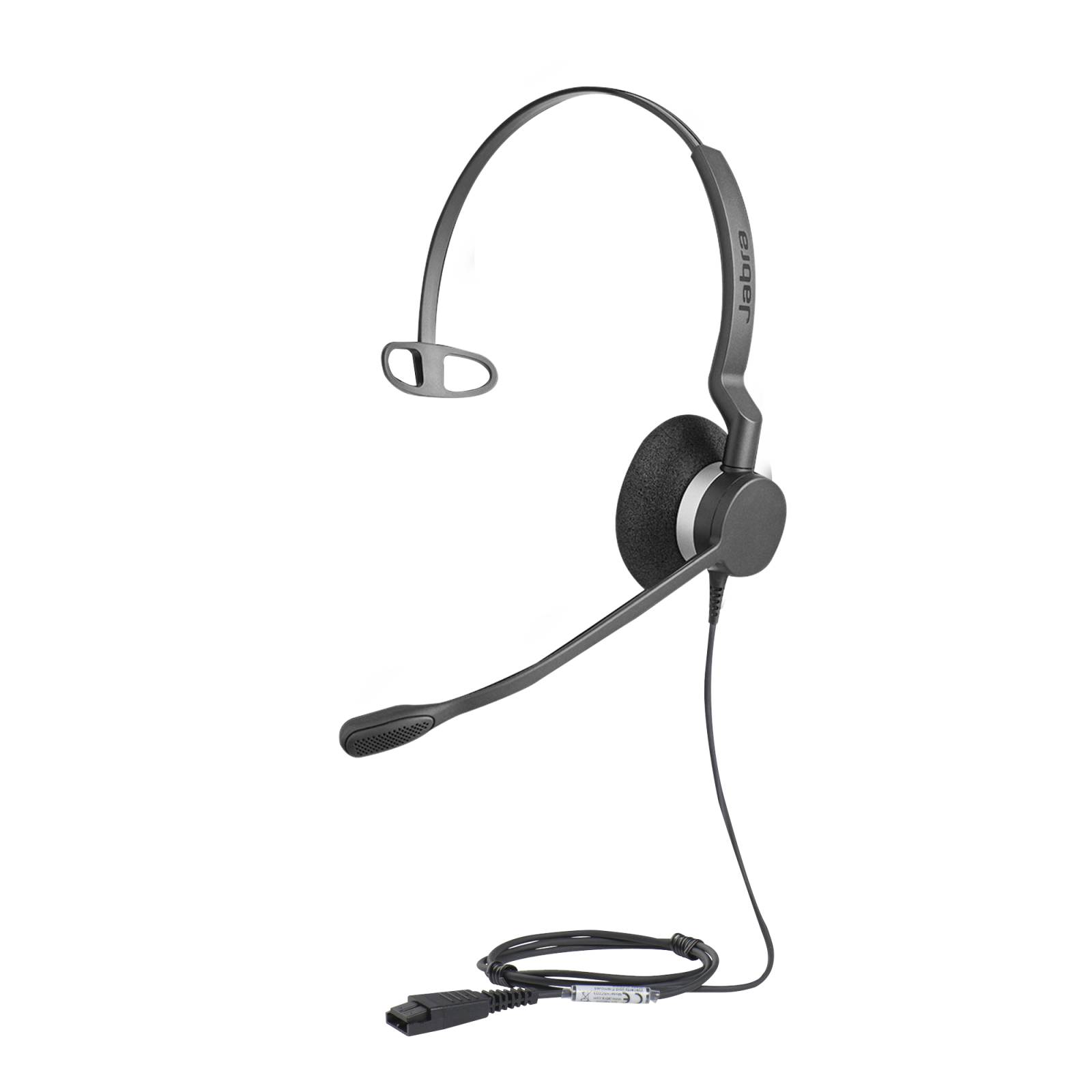 Jabra Biz 2300 Mono con conexión QD, resistente para contact center con brazo articulado con giro de 360º  (2303-820-105)