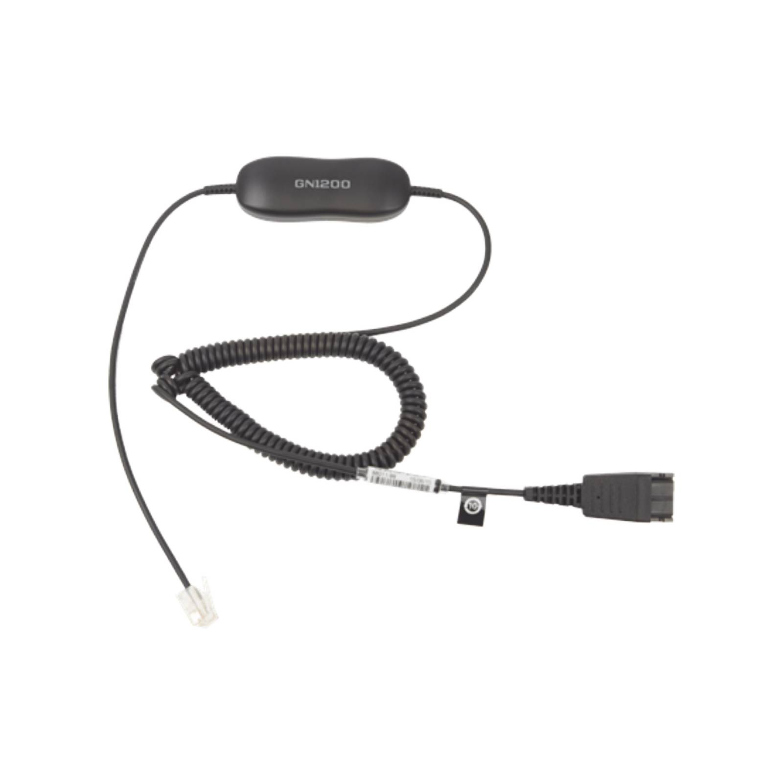 Jabra GN1200 cable enroscado con conexión QD y RJ-9 (88011-99)