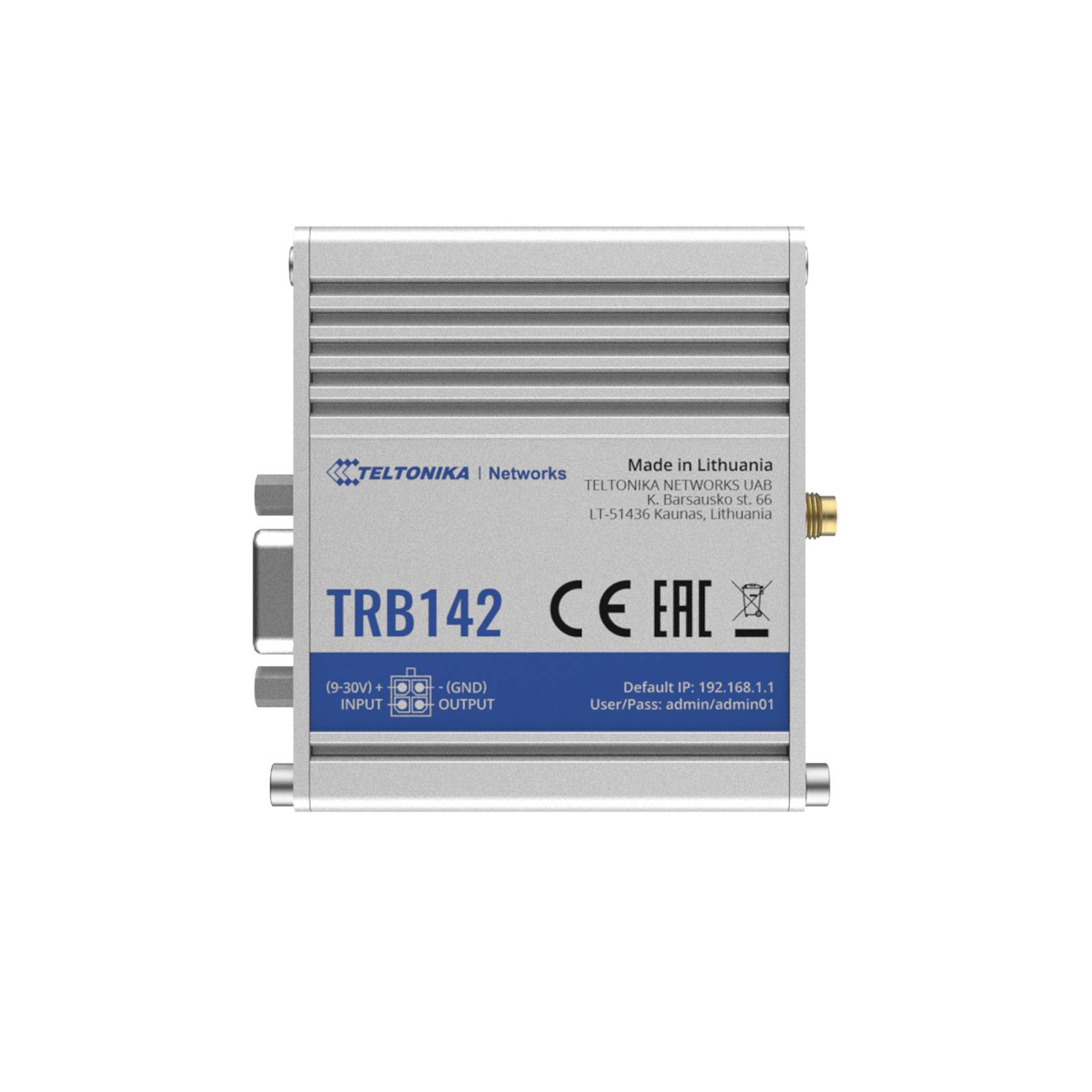 Gateway Industrial LTE 4G a Puerto Serial RS232