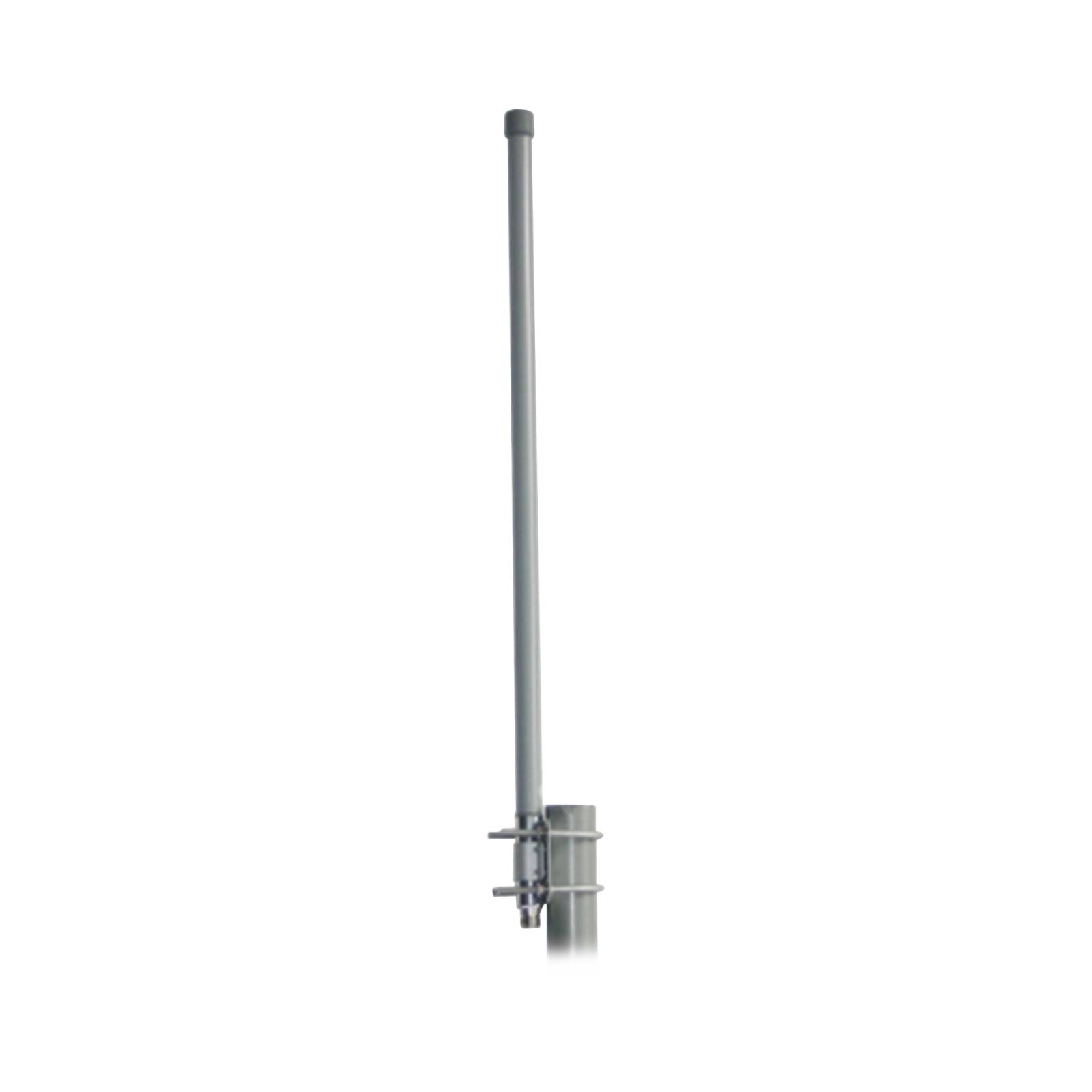 Antena omnidireccional de 2.4 GHz, Ganancia 15 dBi, dimensiones 3.8 x 1.5 mts , conector N-Hembra, con montaje incluido