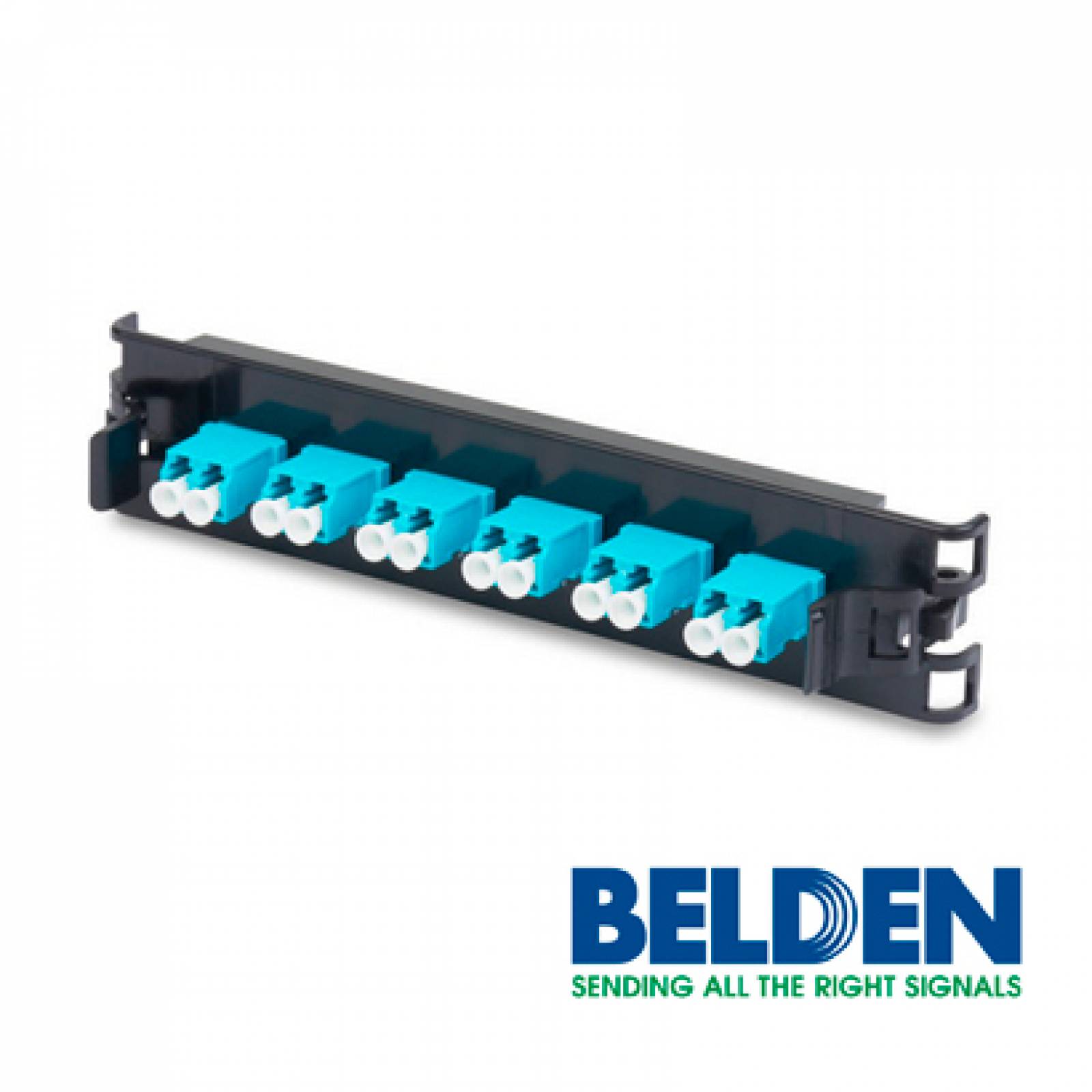 Panel De Fibra Belden Ff3x06ld 6 Adaptadores Lc 12 Hilos Mul