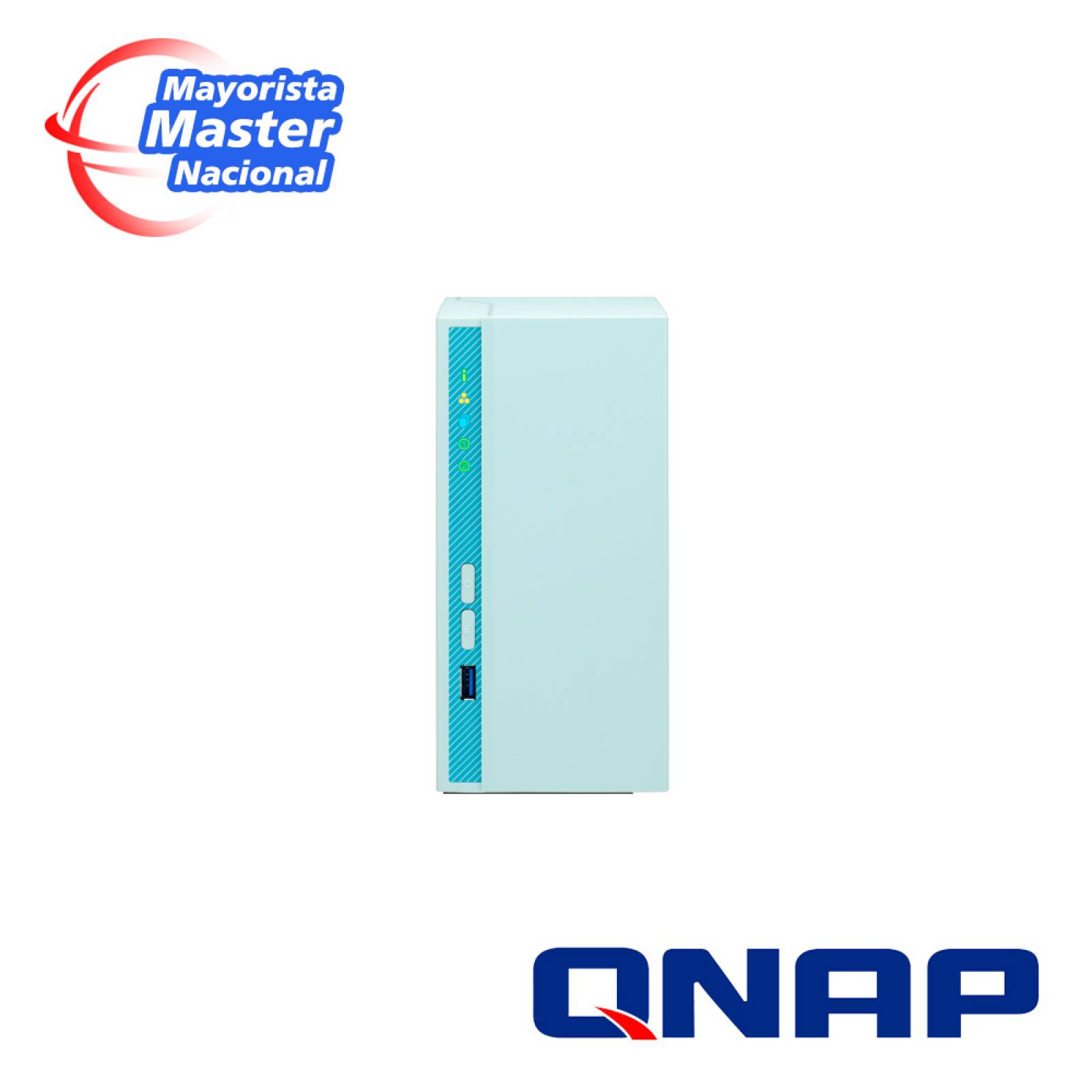 Qnap 2 Bay Realtek Rtd1296; 2 X Sata 6gb/s 3.5/2.5; 2gb Dd