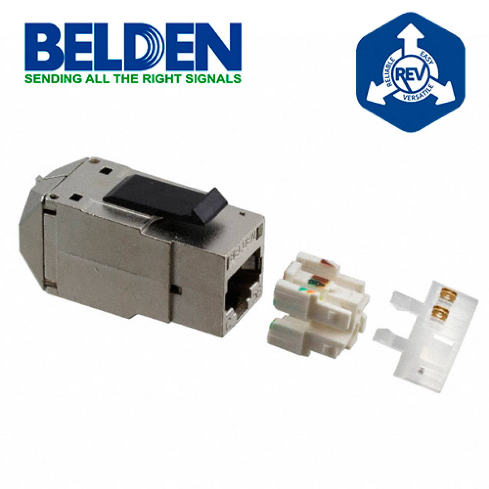 Rev Connect Rj45 Conector Modular Jack Rj45 Cat5e Blindado Stp Revconnect