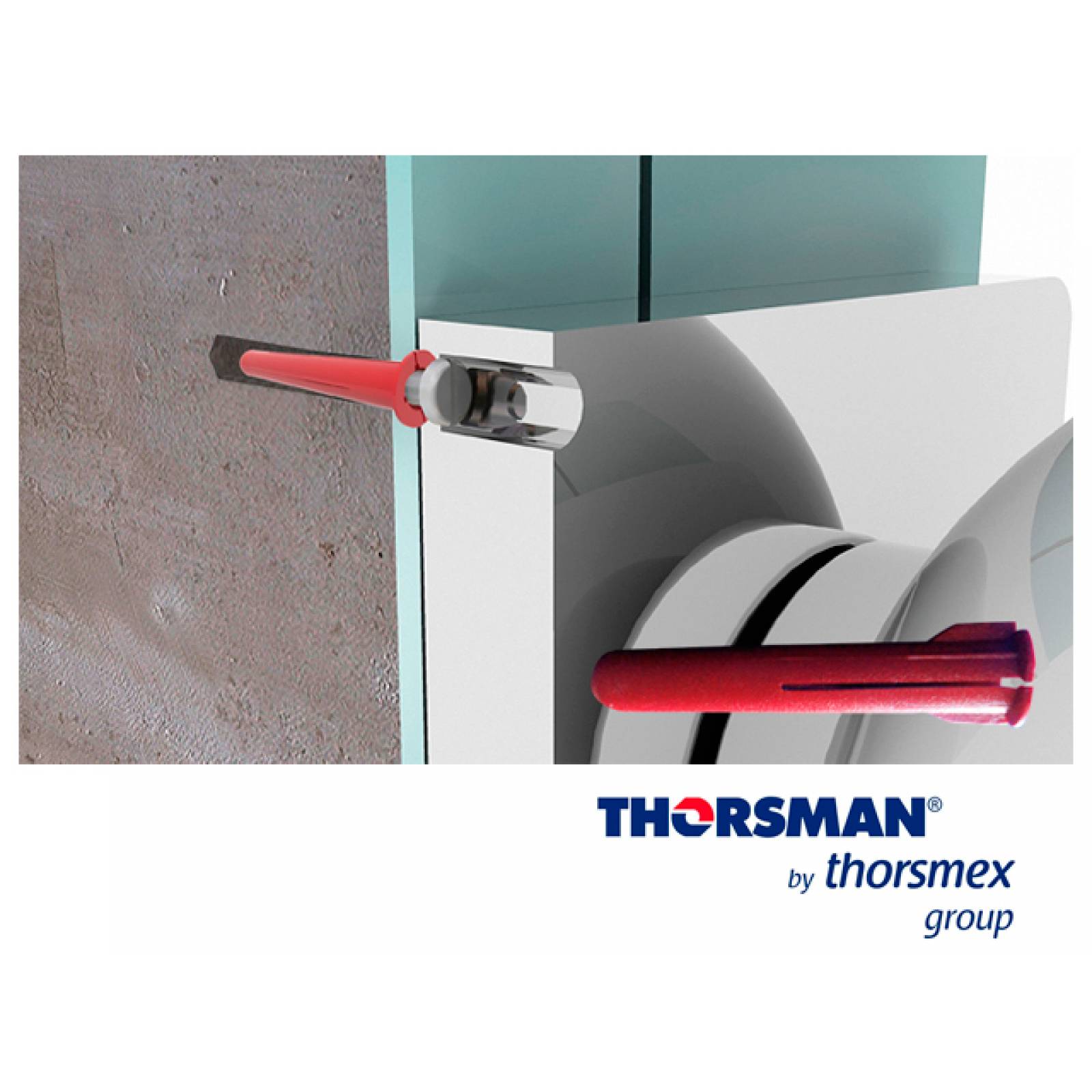 Taquete Thorquete Thorsman Tp2x 1/4 1103-14000 Color Rojo