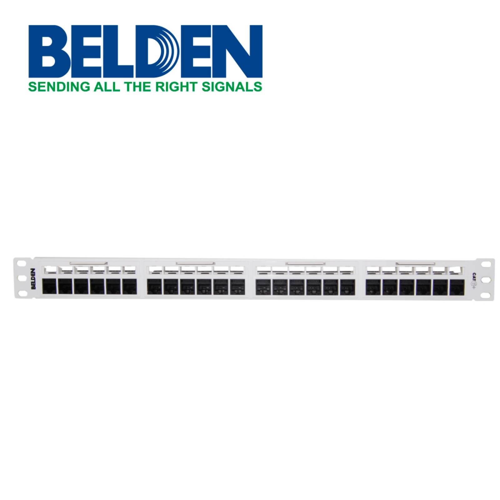 Patch Panel Revconnect Cat6 Belden Rv6ppf1u24wh 24 Puertos