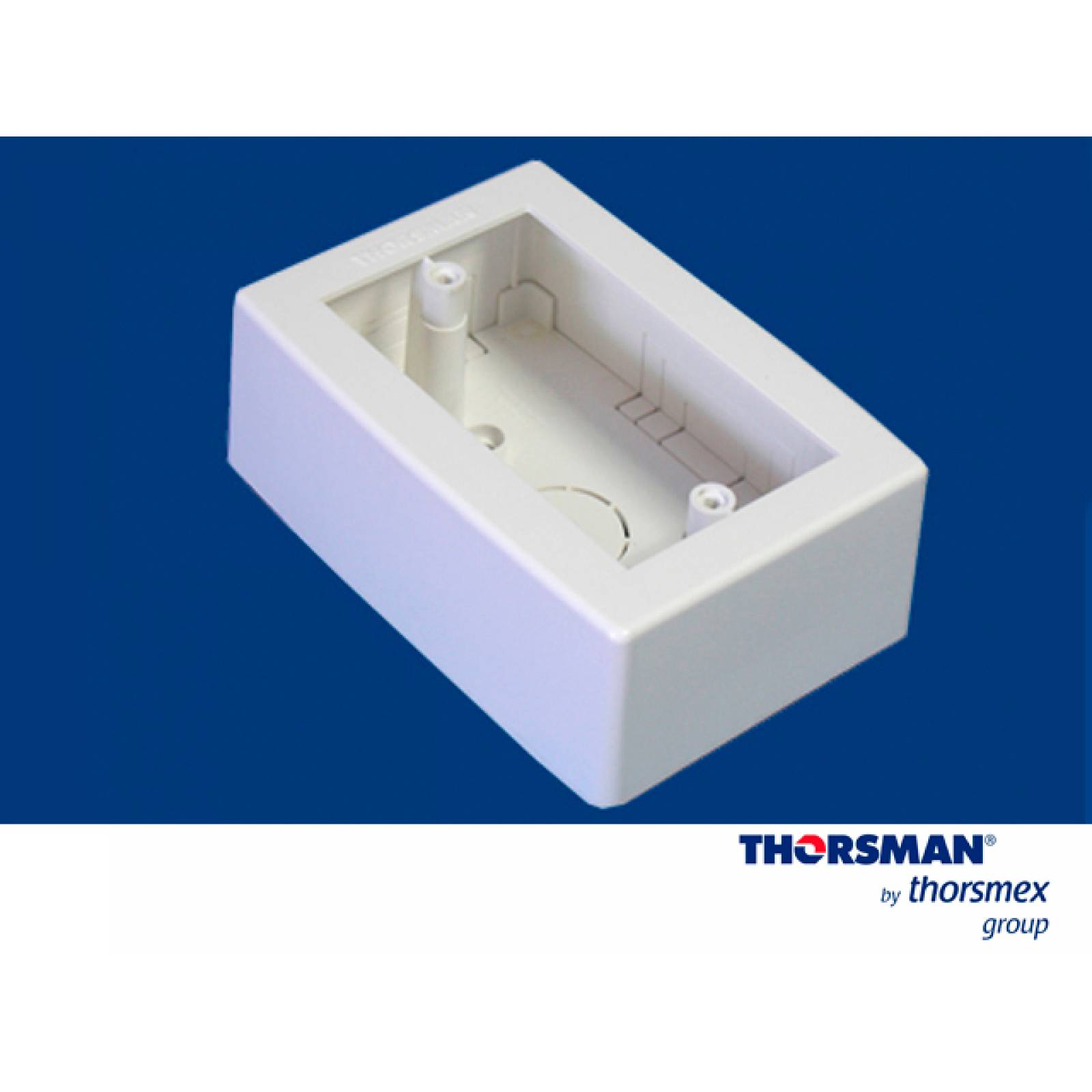 Caja Plastica Tmk S1 Thorsman 7902-02001 Color Blanco De Pvc