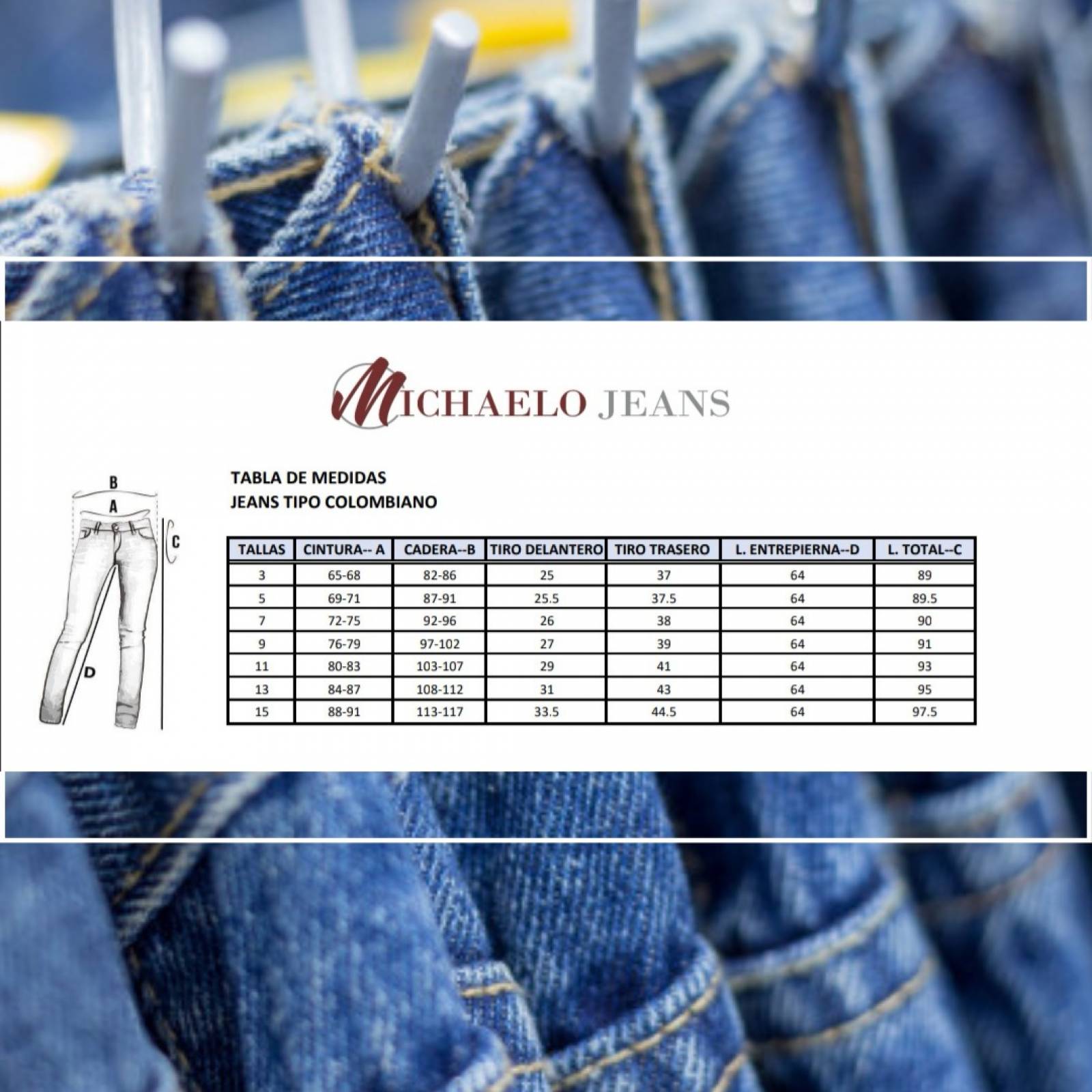 Short Mujer Corte Colombiano Streech Rasgado Ref3003-02 Michaelo Jeans