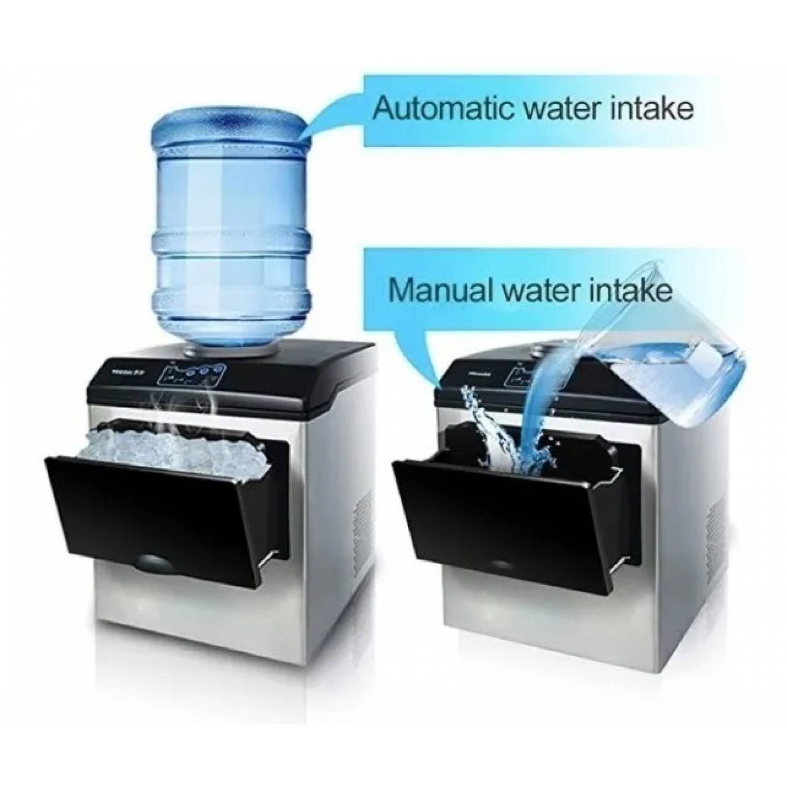 Máquina De Hielo Con Garrafón Hasta 25kg X Dia