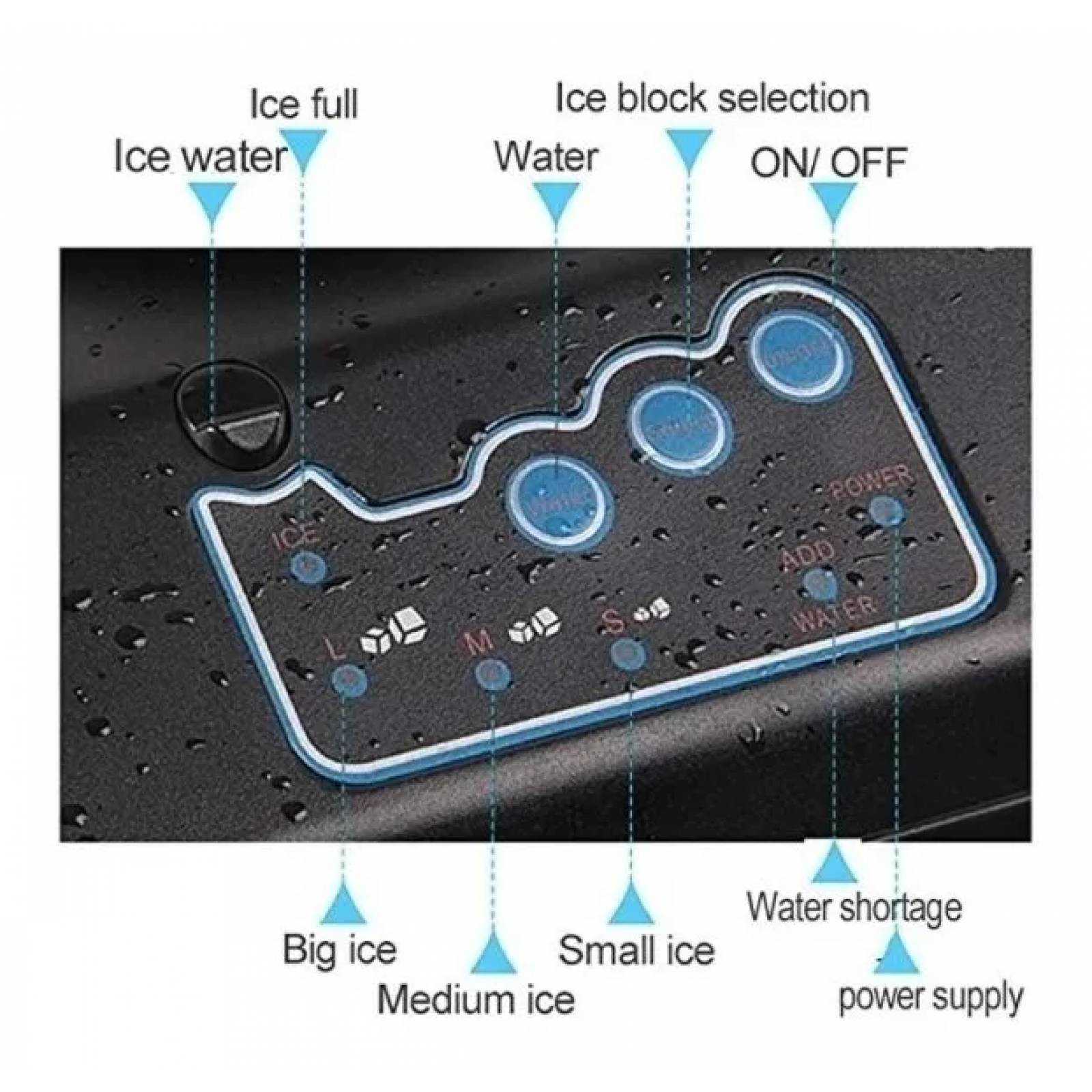 Máquina De Hielo Con Garrafón Hasta 25kg X Dia