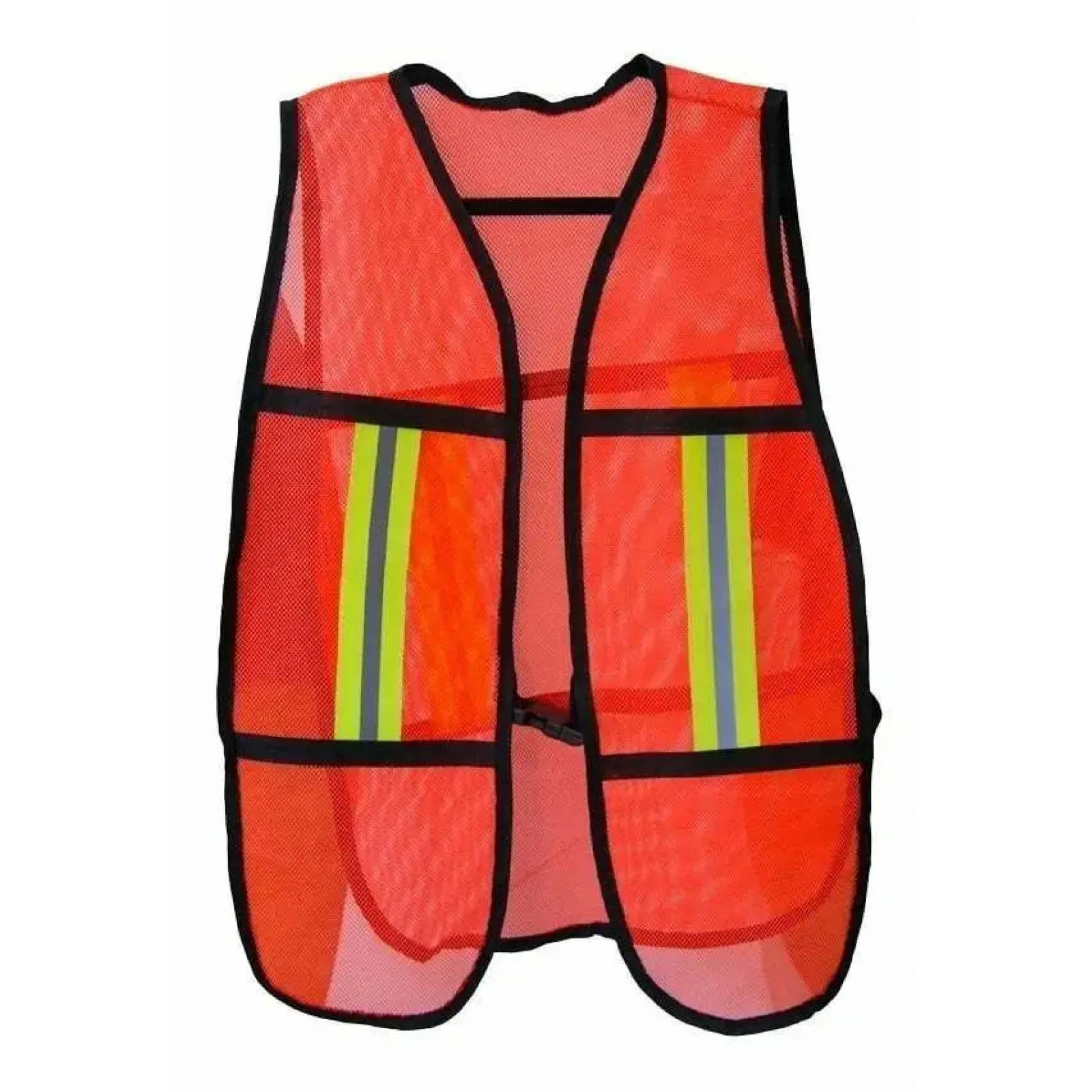 Chaleco De Seguridad Industrial De Malla Naranja