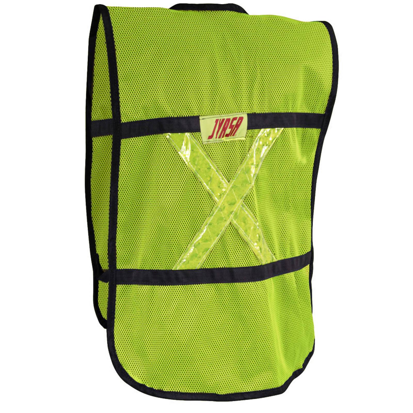 Chaleco de malla amarillo con reflejante plástico 50 piezas