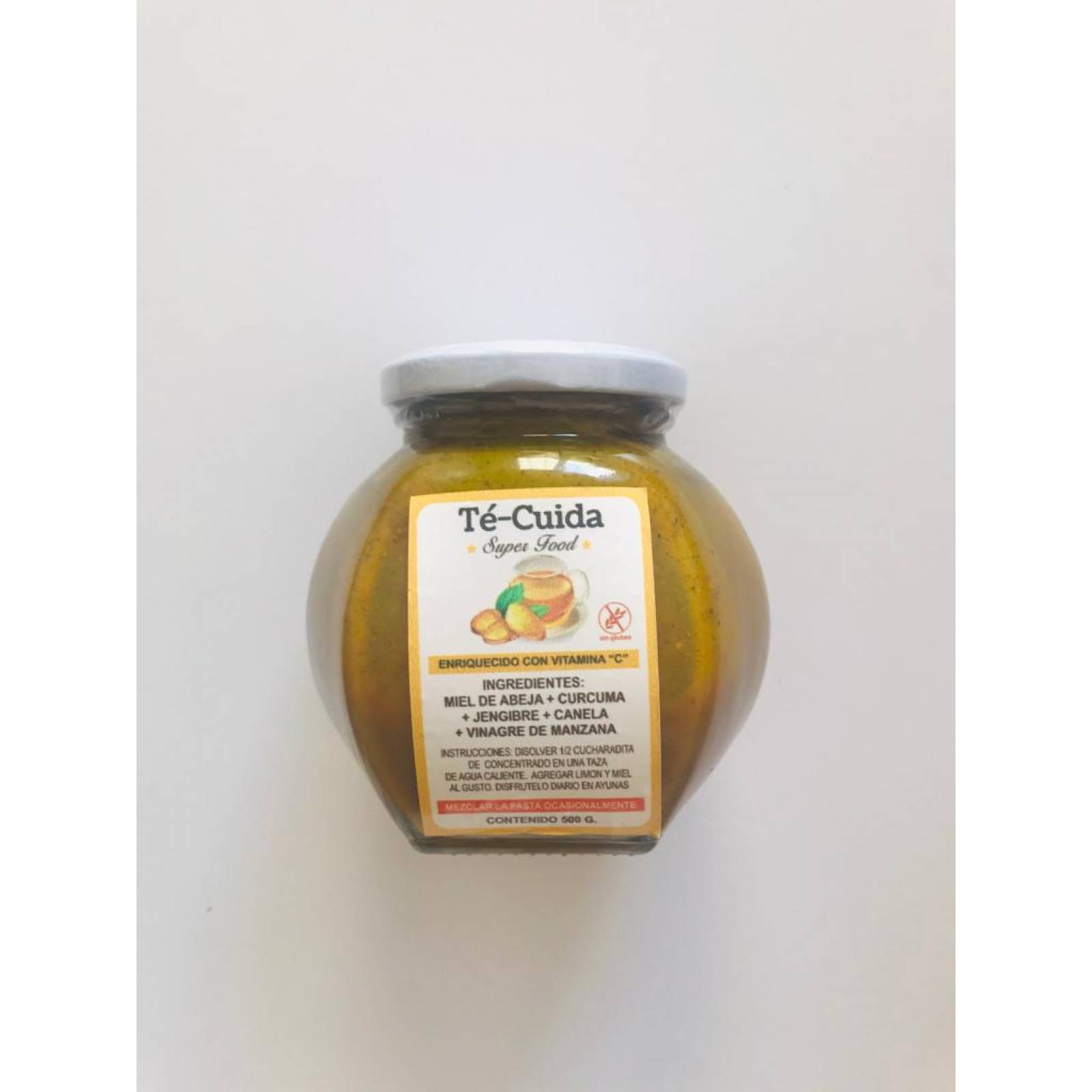 Te Cuida Miel Con Curcuma  Jengibre Y Otras Especias TCM 500