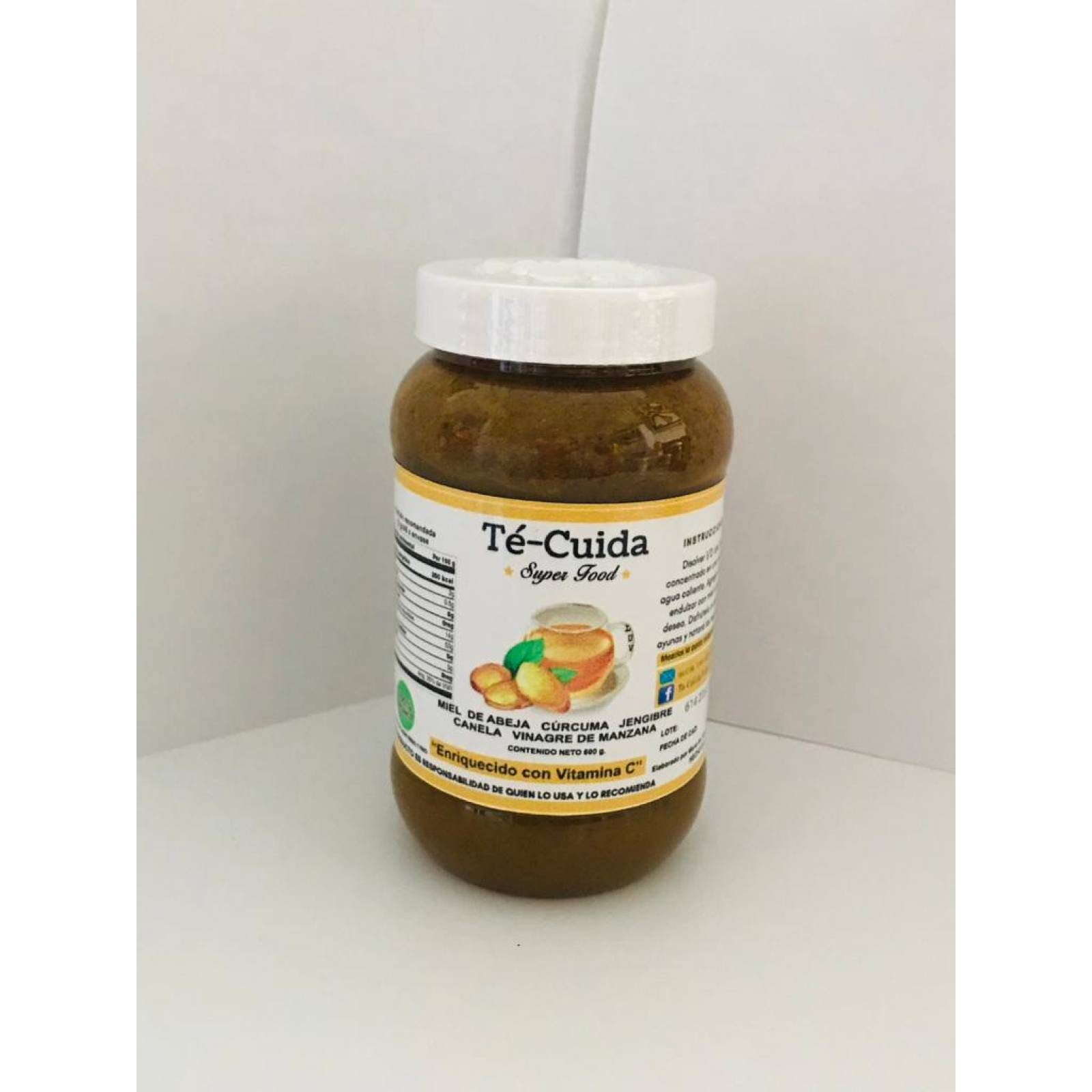 Te Cuida Miel Con Curcuma  Jengibre Y Otras Especias TCM 600