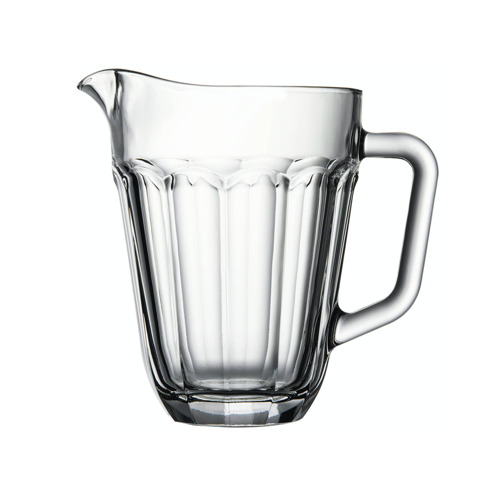 Jarra de Vidrio Bar Casablanca con Agarradera 1 Lt Pasabahce