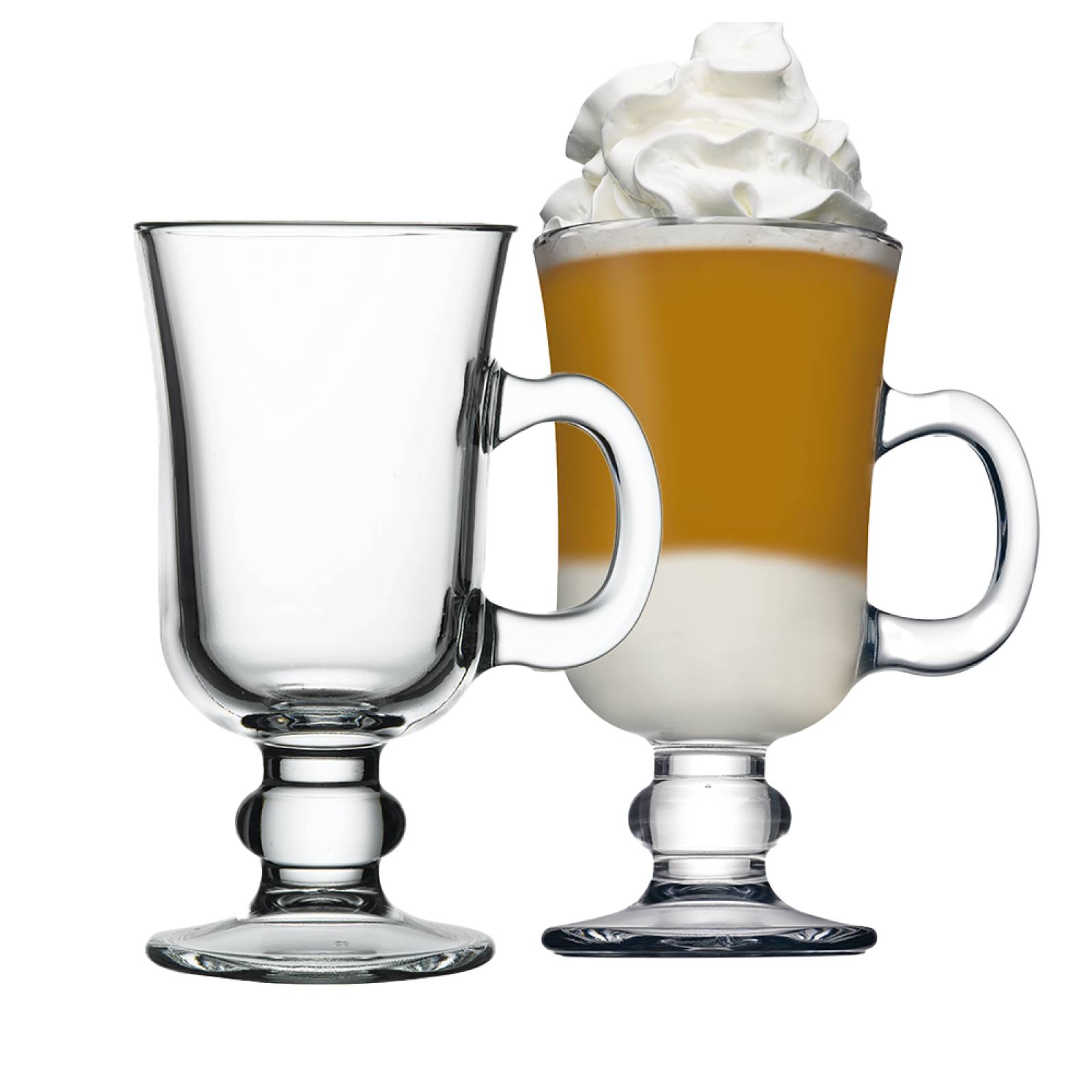 Juego de 4 Tazas Para Capuchino Vidrio 225 ml