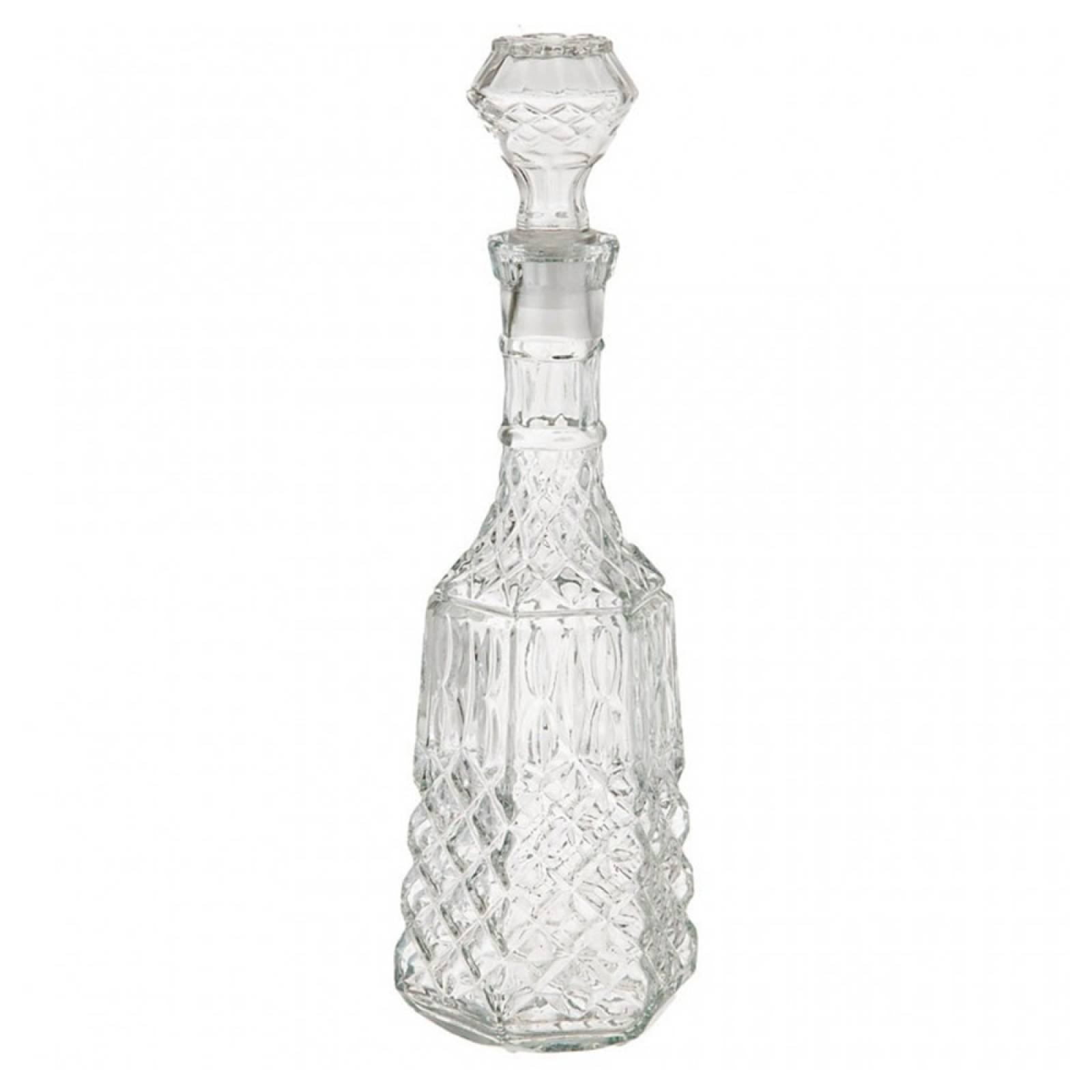 Licorera de Vidrio Diamante 1 L