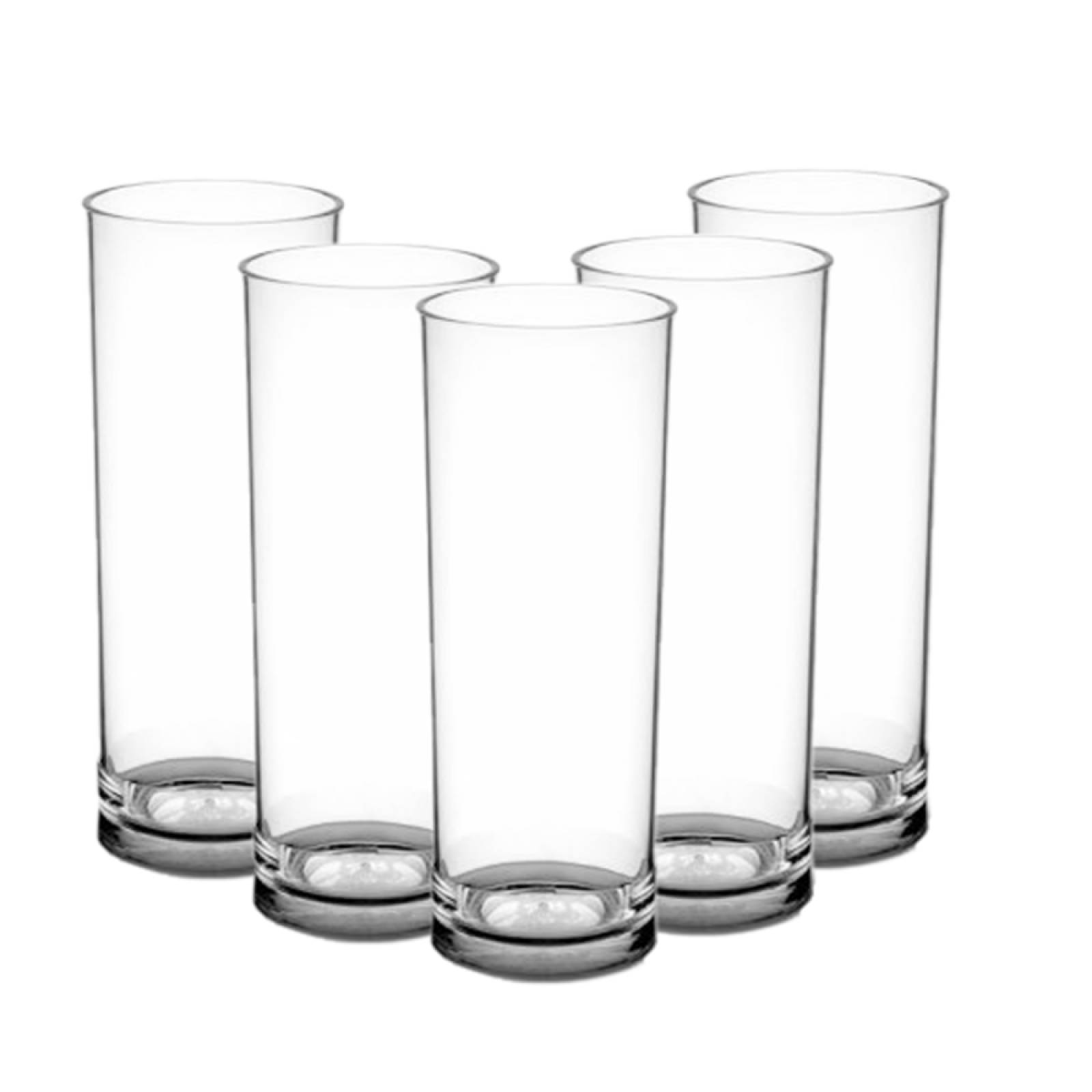Juego de 24 Vasos Tubo Largo High Ball Vidrio 11 Oz