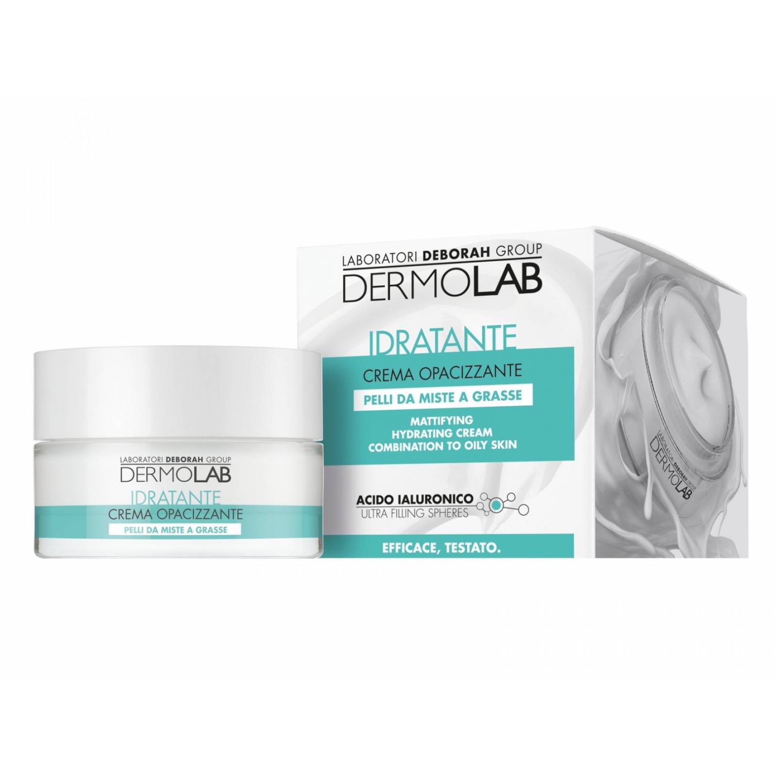 Crema hidratante matificante Dermolab para piel mixta o grasa